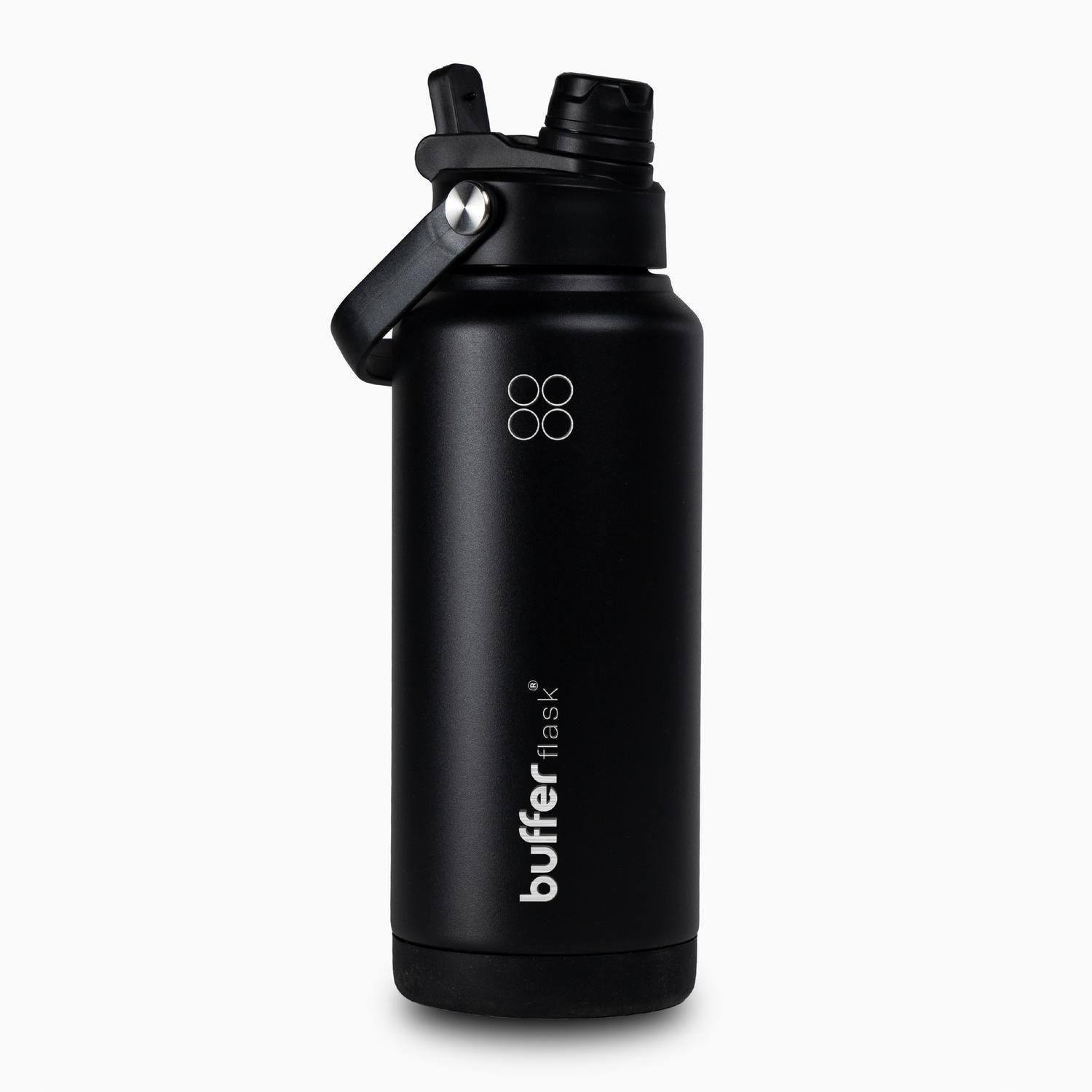 Termo Botella Agua Termica Buffer Flask Acero Inox 1L 2 en 1-0
