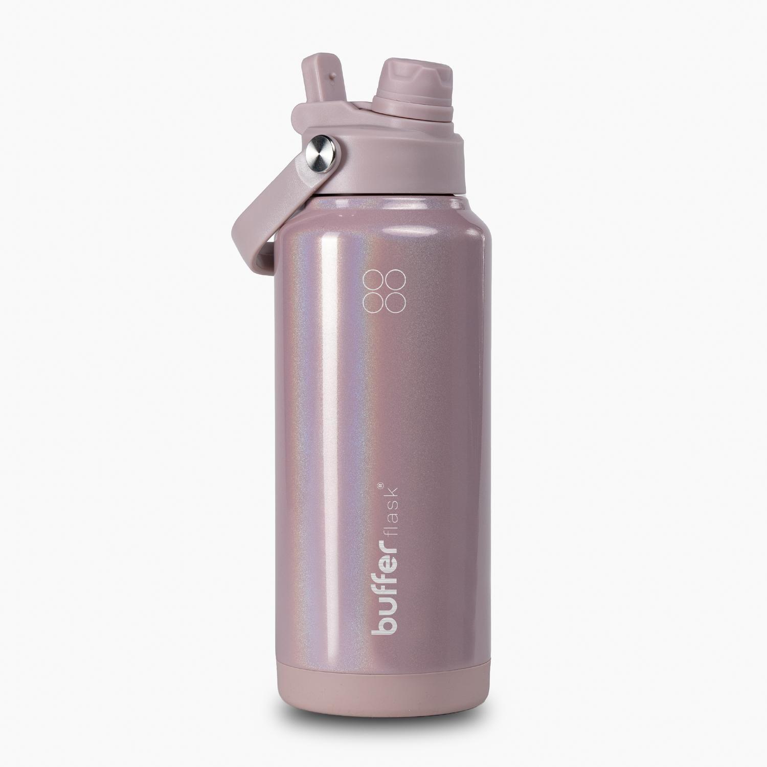 Termo Botella Agua Termica Buffer Flask Acero Inox 1L 2 en 1-0