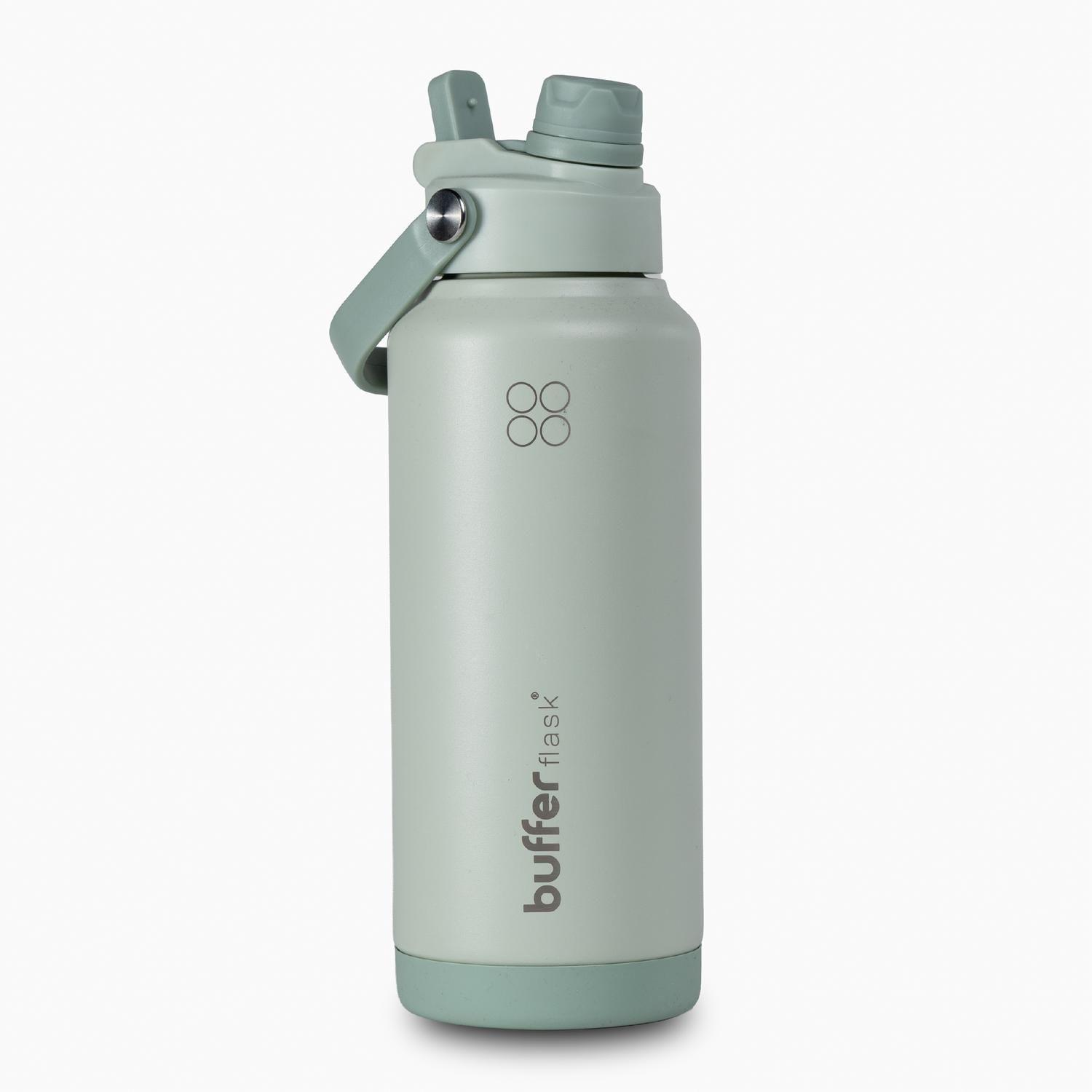 Termo Botella Agua Termica Buffer Flask Acero Inox 1L 2 en 1-0