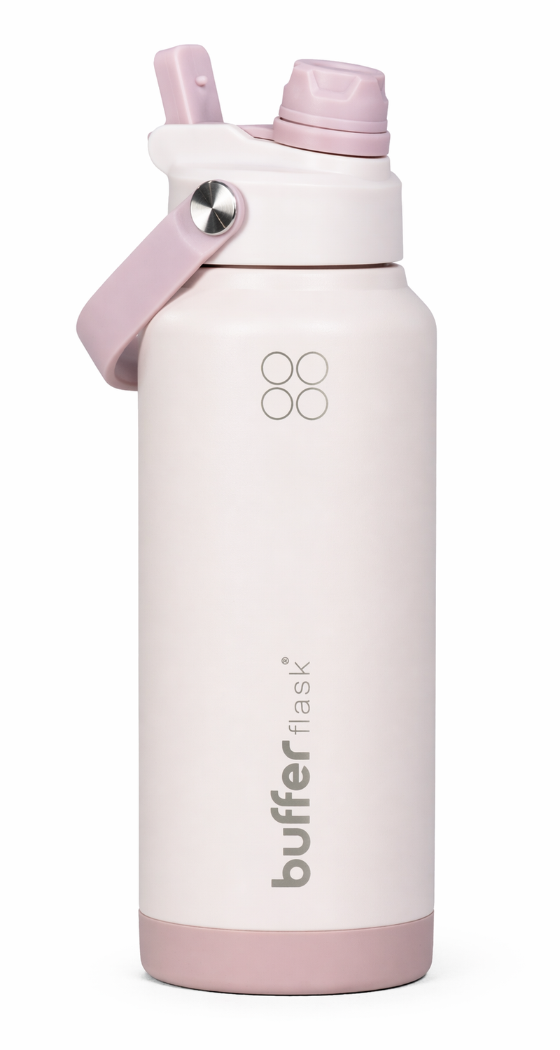 Termo Botella Agua Termica Buffer Flask Acero Inox 1L 2 en 1-0