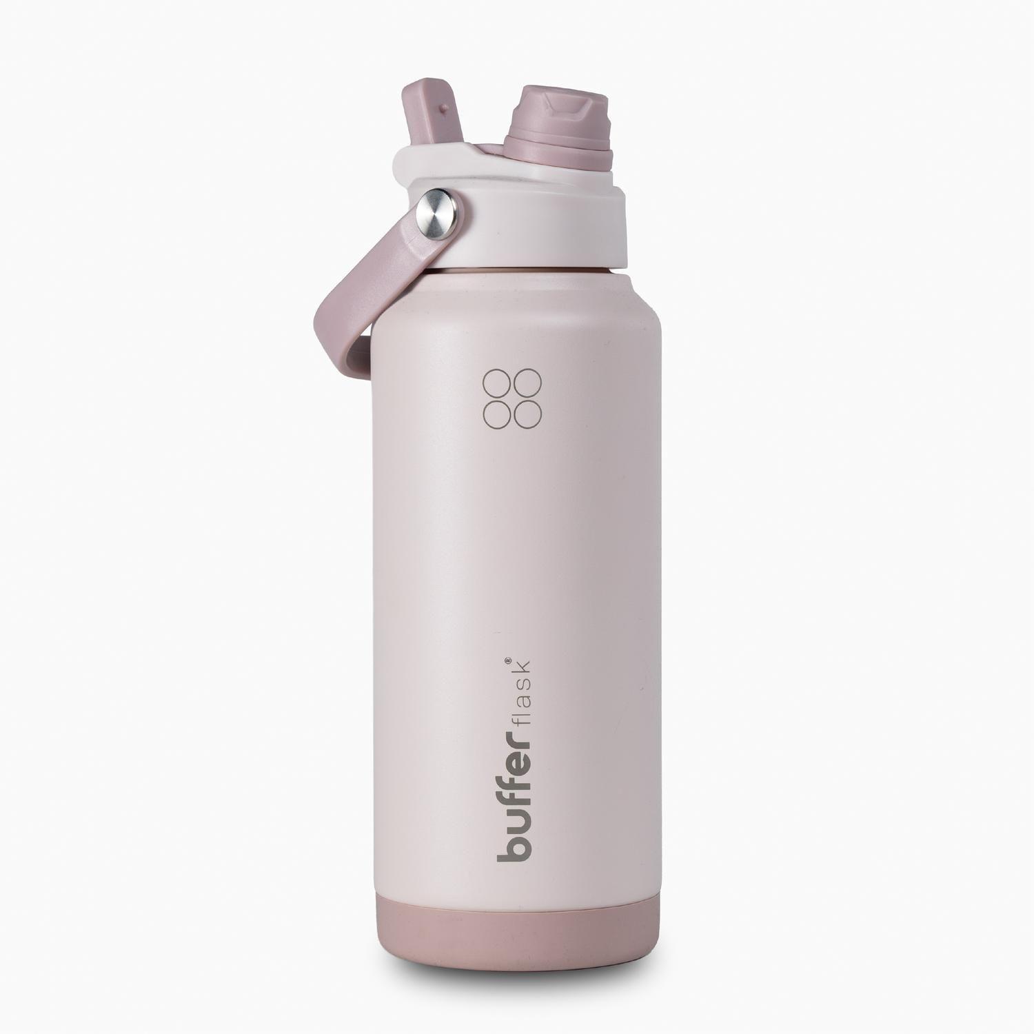 Termo Botella Agua Termica Buffer Flask Acero Inox 1L 2 en 1-0