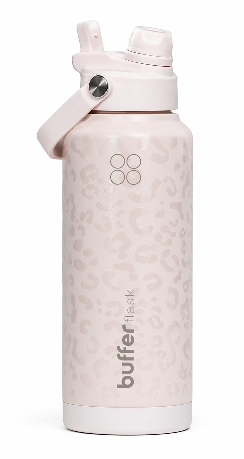 Termo Botella Agua Termica Buffer Flask Acero Inox 1L 2 en 1-0