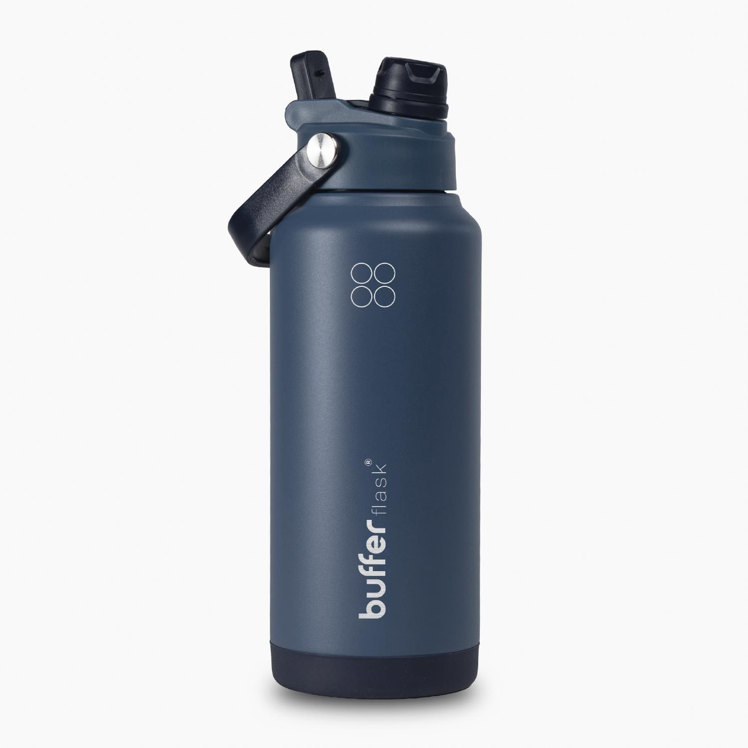 Termo Botella Agua Termica Buffer Flask Acero Inox 1L 2 en 1-0