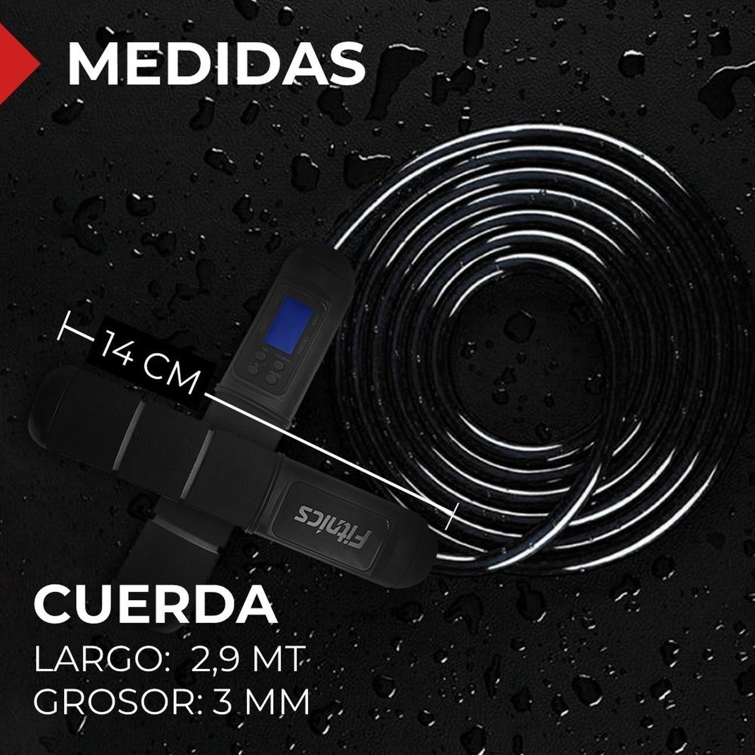 Cuerda Saltar con Contador Digital Fitnics Cardio Crossfit-6