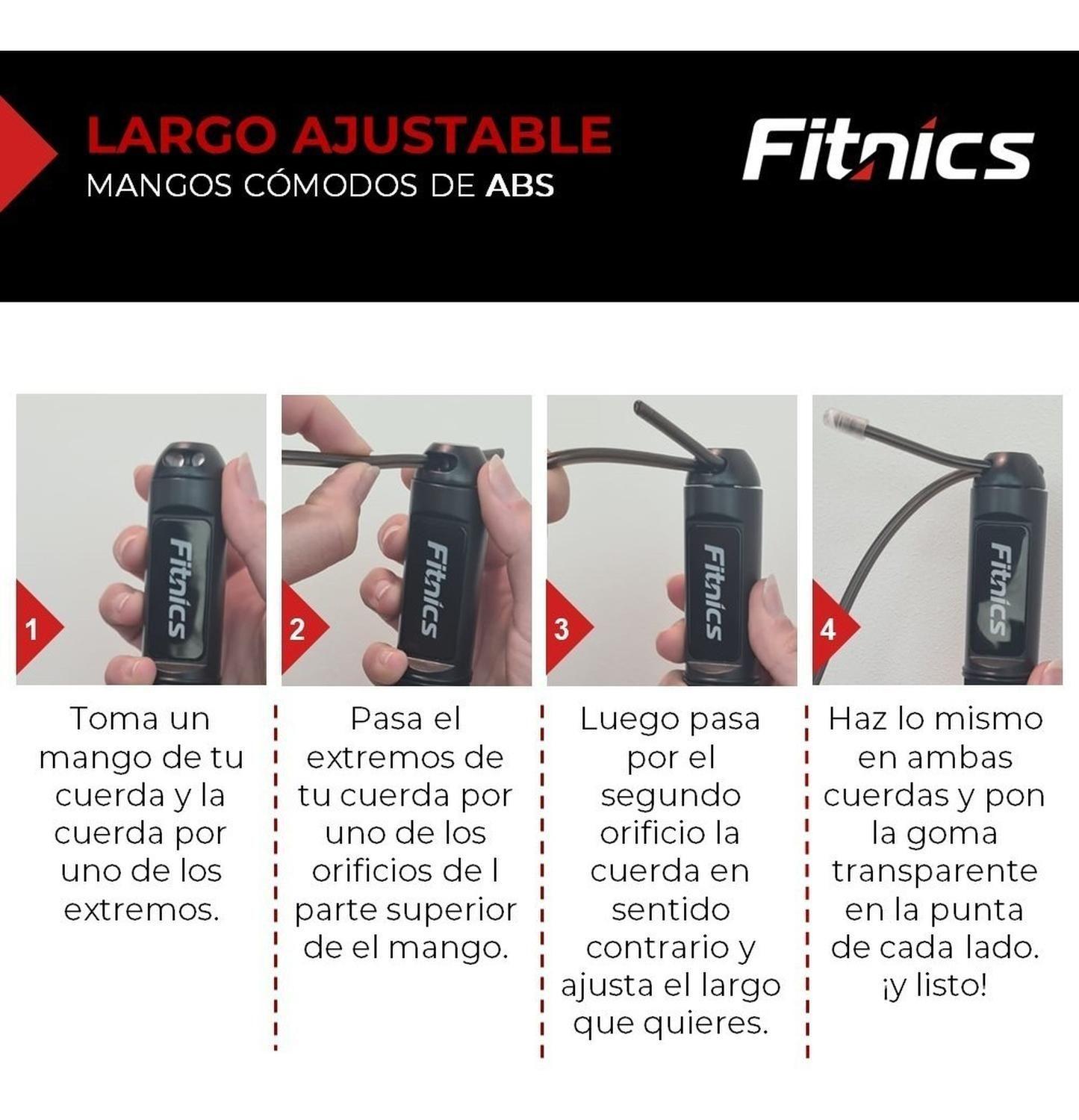 Cuerda Saltar con Contador Digital Fitnics Cardio Crossfit-4