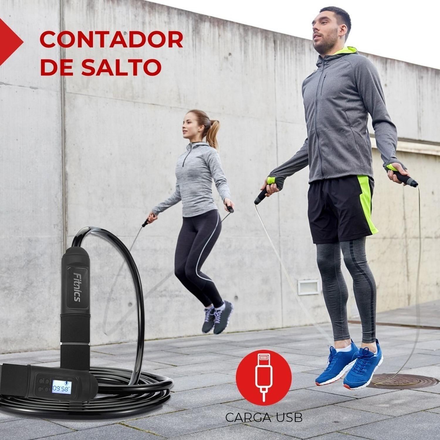 Cuerda Saltar con Contador Digital Fitnics Cardio Crossfit-1