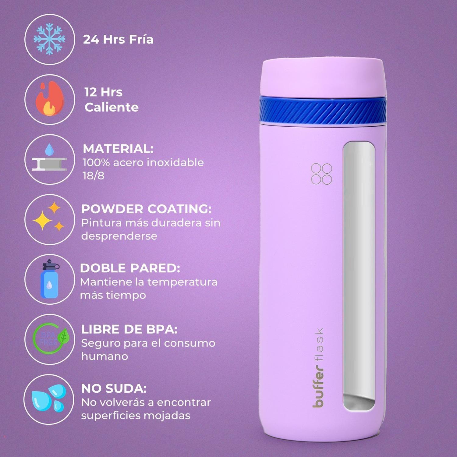 Termo Mug Para Cafe Vaso Termico Mug Buffer 600 ml Sellable rosa-1