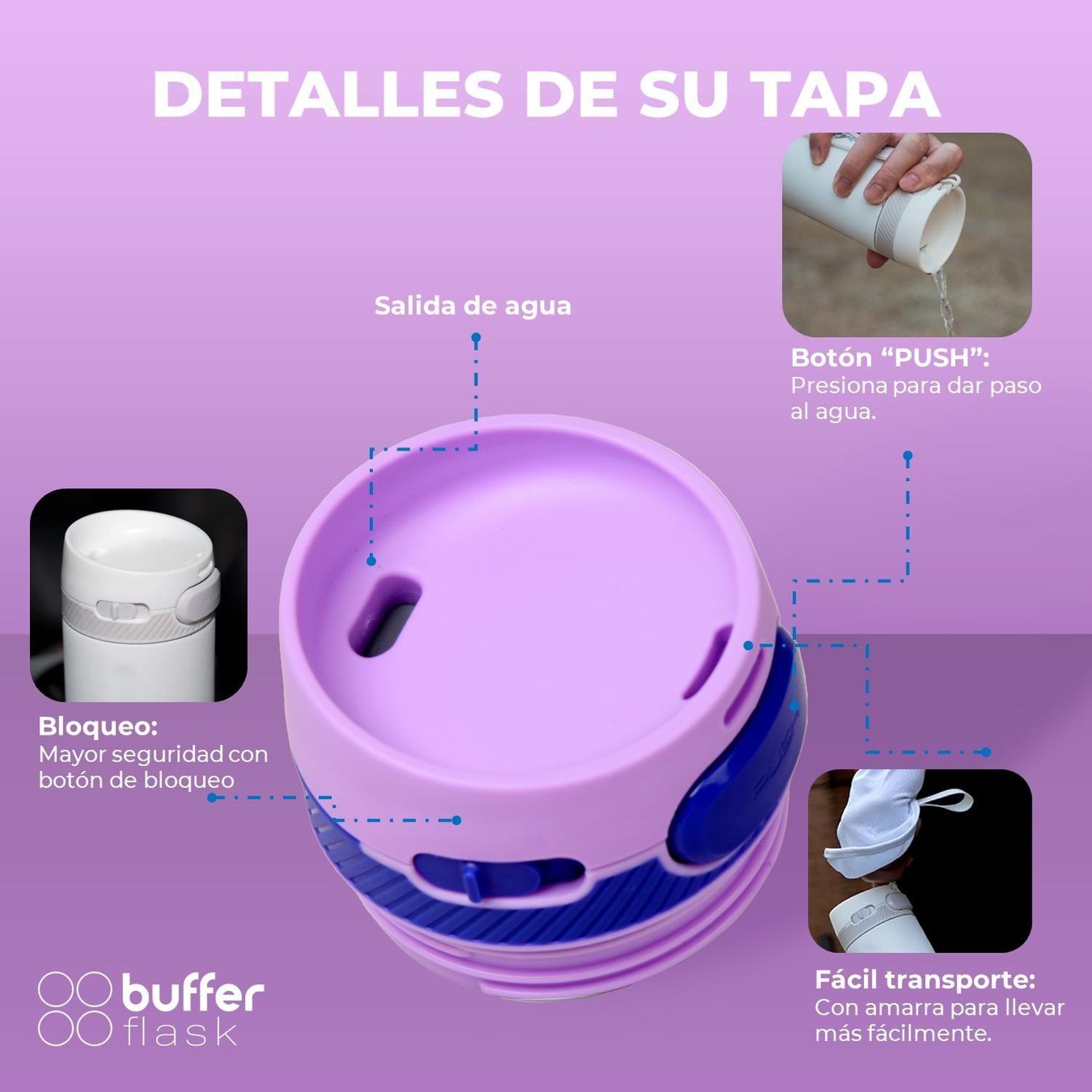 Termo Mug Para Cafe Vaso Termico Mug Buffer 600 ml Sellable rosa-3