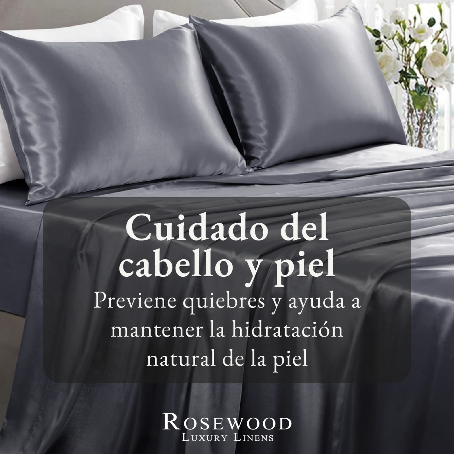 Sabanas Satin Rosewood Ultra Suaves Juego Completo Super King-4