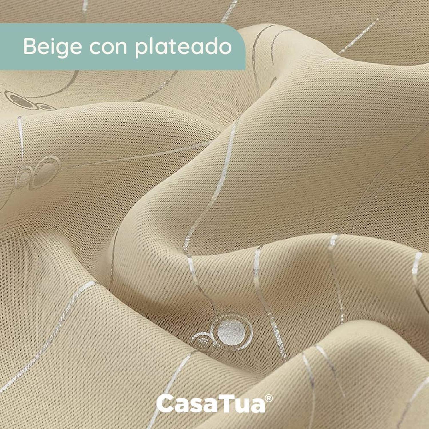 Cortina Blackout 95%, Son 2 Paños De 140x220cm CasaTua-4