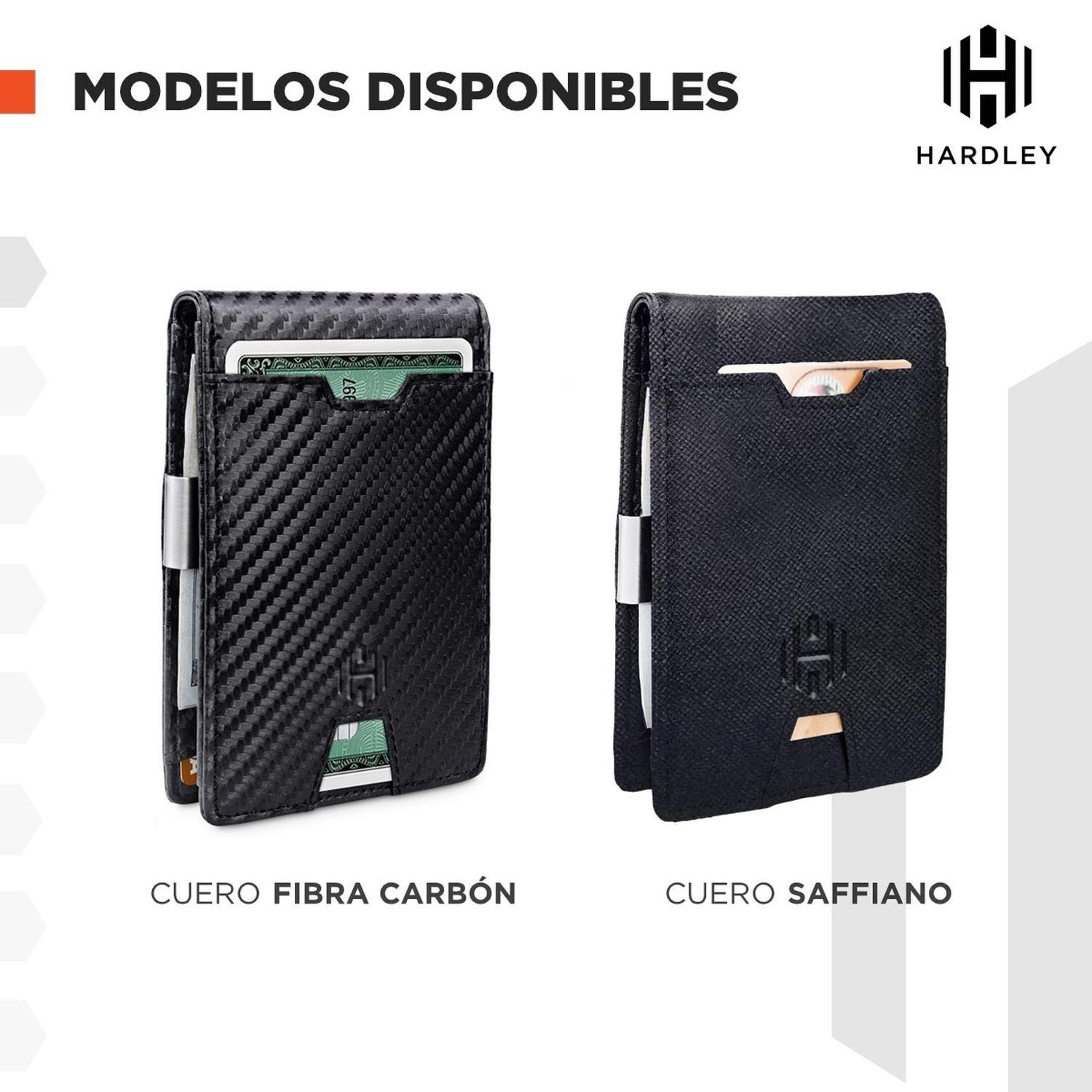 Billetera 100% Cuero Hombre Bloqueo Rfid Tarjetero Hardley-8