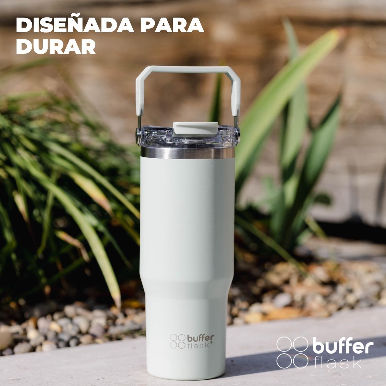Botella Termica Agua Mug Buffer Acero Inox 800 ml Verde-4