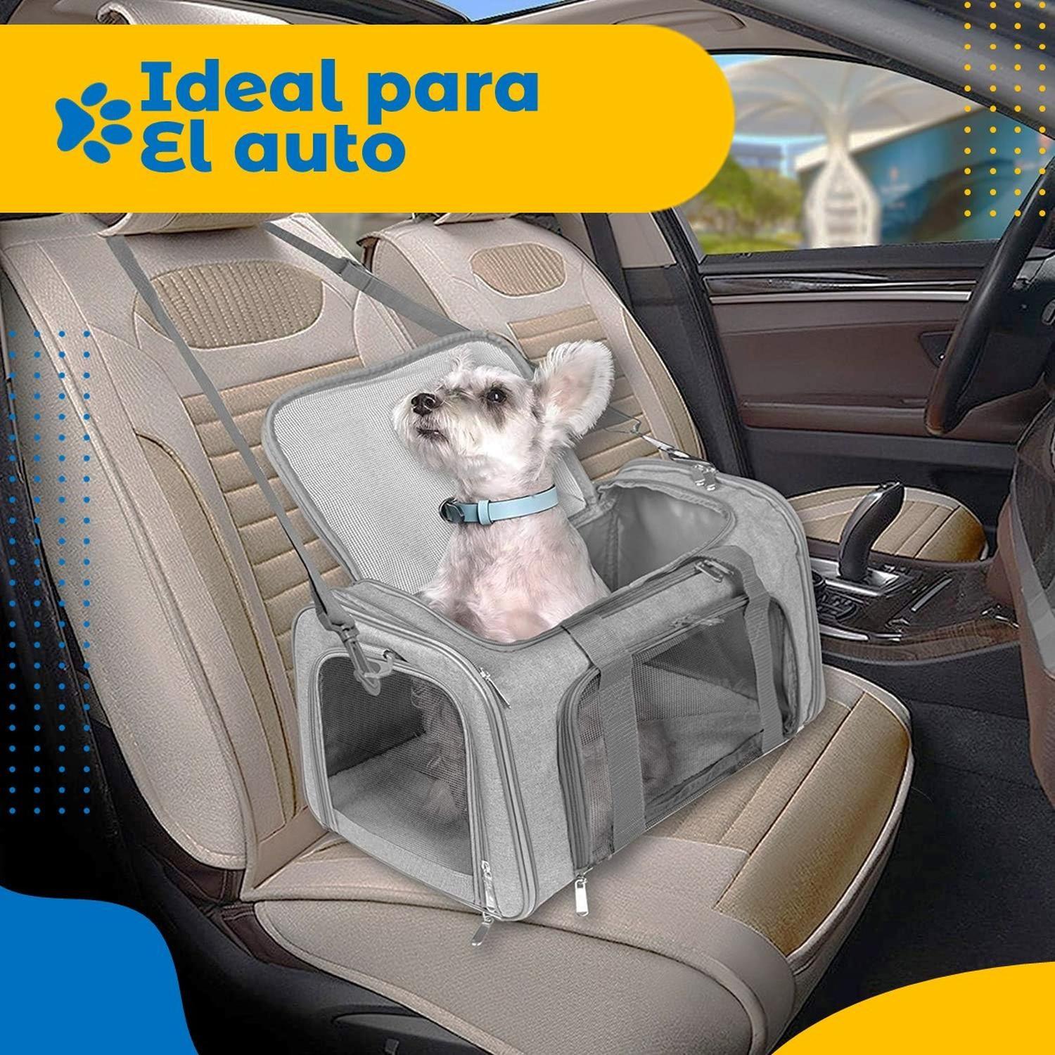 Bolso Transportador Mascota Perro Gato Petpal Respirable-4
