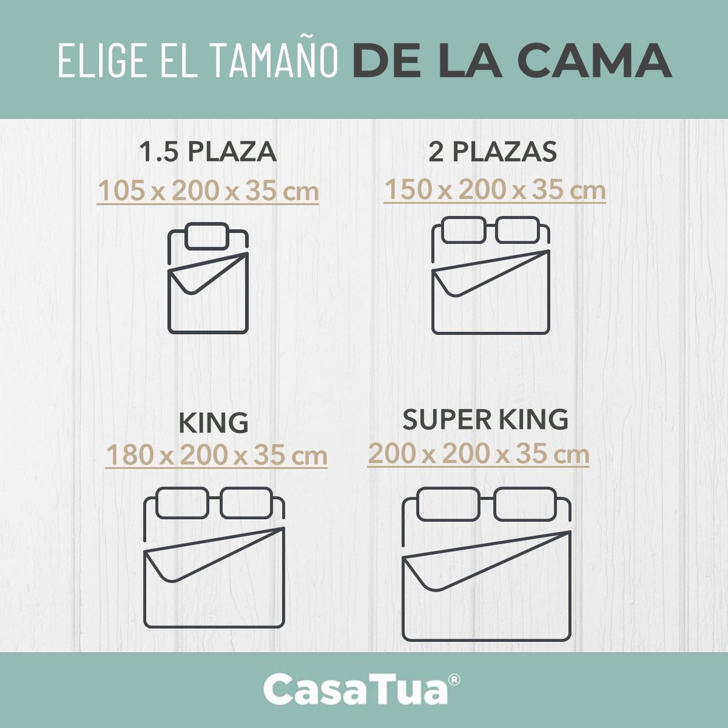 Sabanas Bordadas King Super King CasaTua +Fundas Almohada King-6