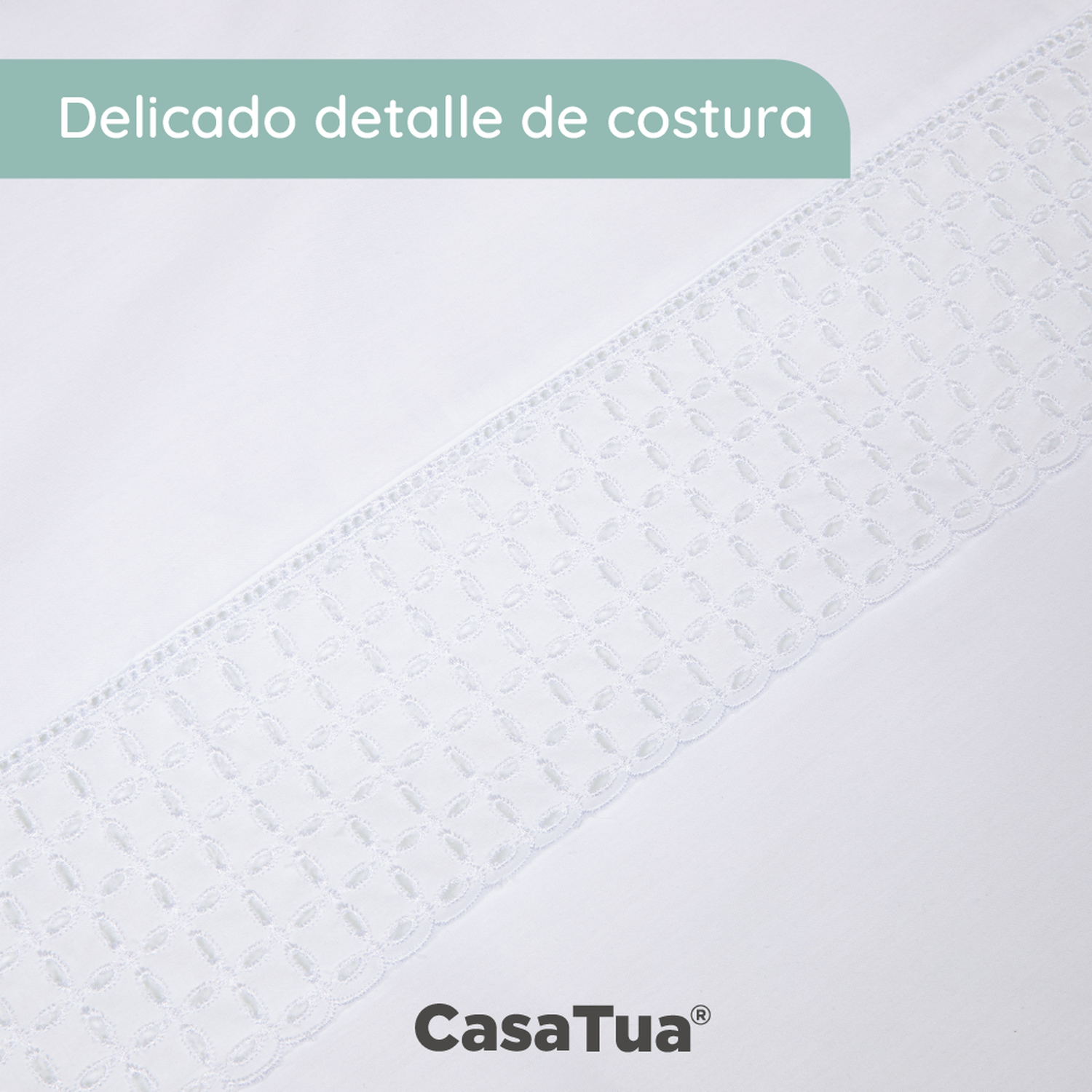 Sabanas Bordadas King Super King CasaTua +Fundas Almohada-5