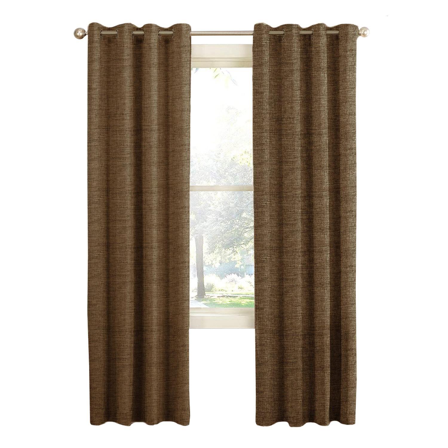 Cortina Blackout 100% 2 Paños de 140x220cm Text Lino-0