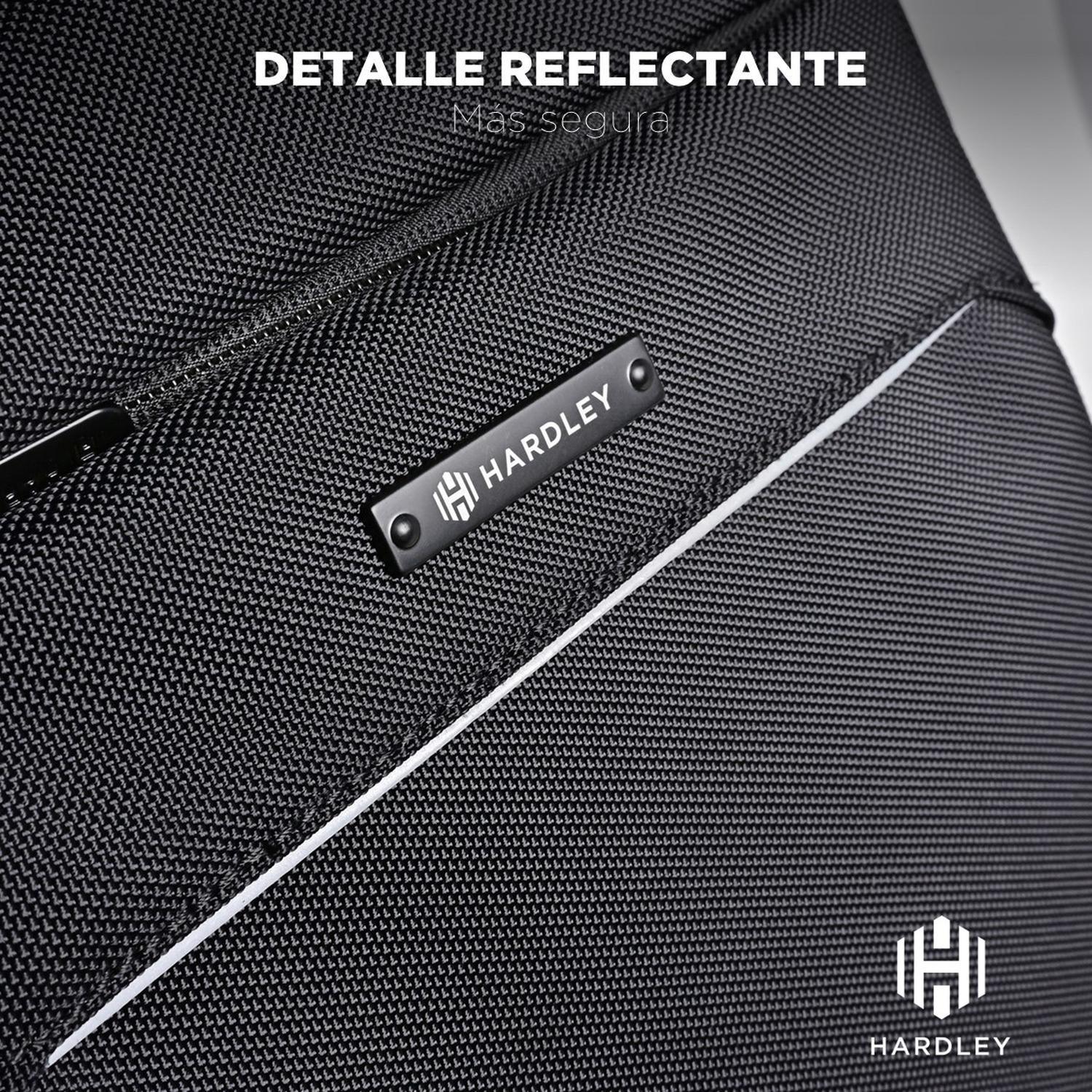 Mochila Notebook Impermeable Antirrobo Balistica 23 lt Hardley Usb-6