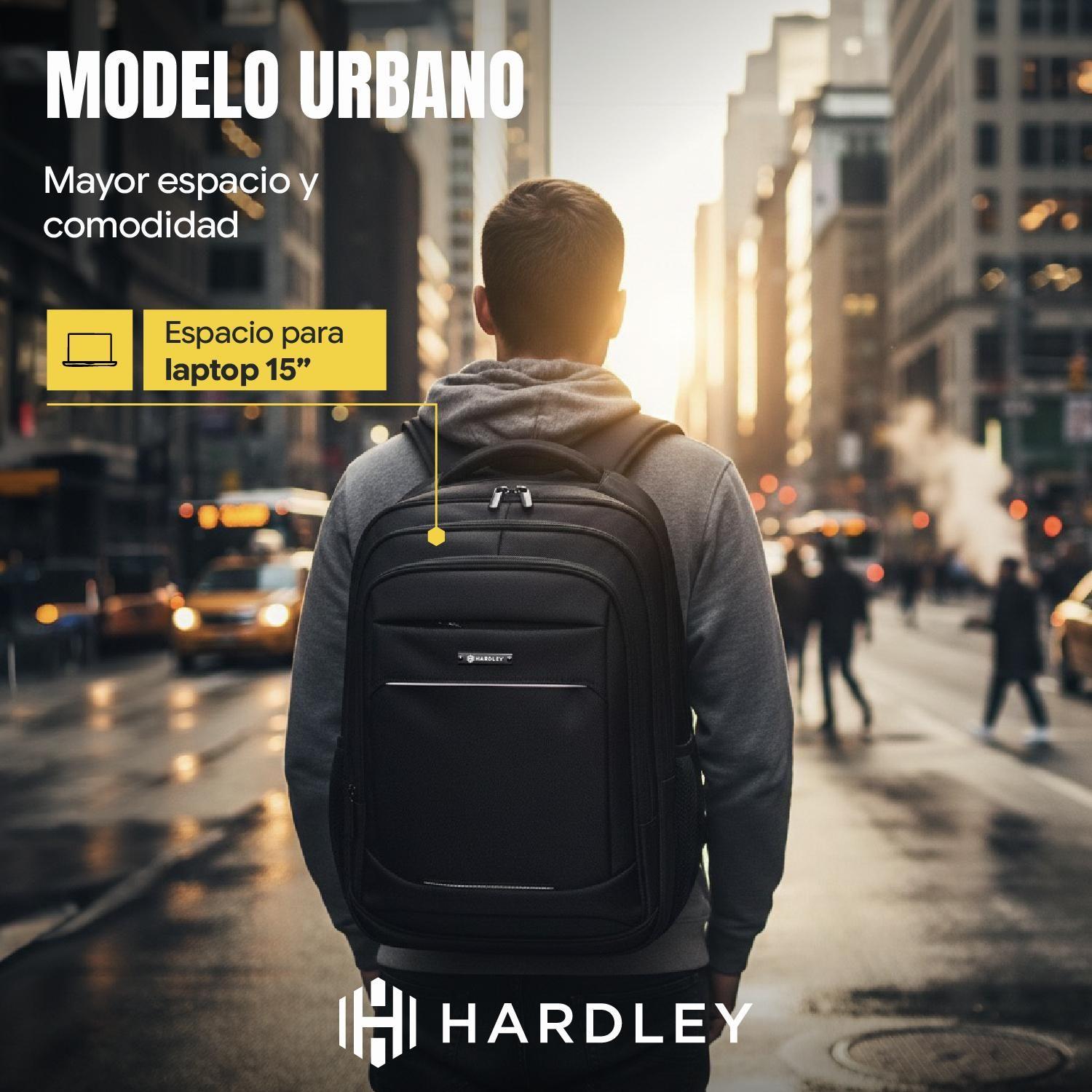 Mochila Notebook Impermeable Antirrobo Balistica 23 lt Hardley-6