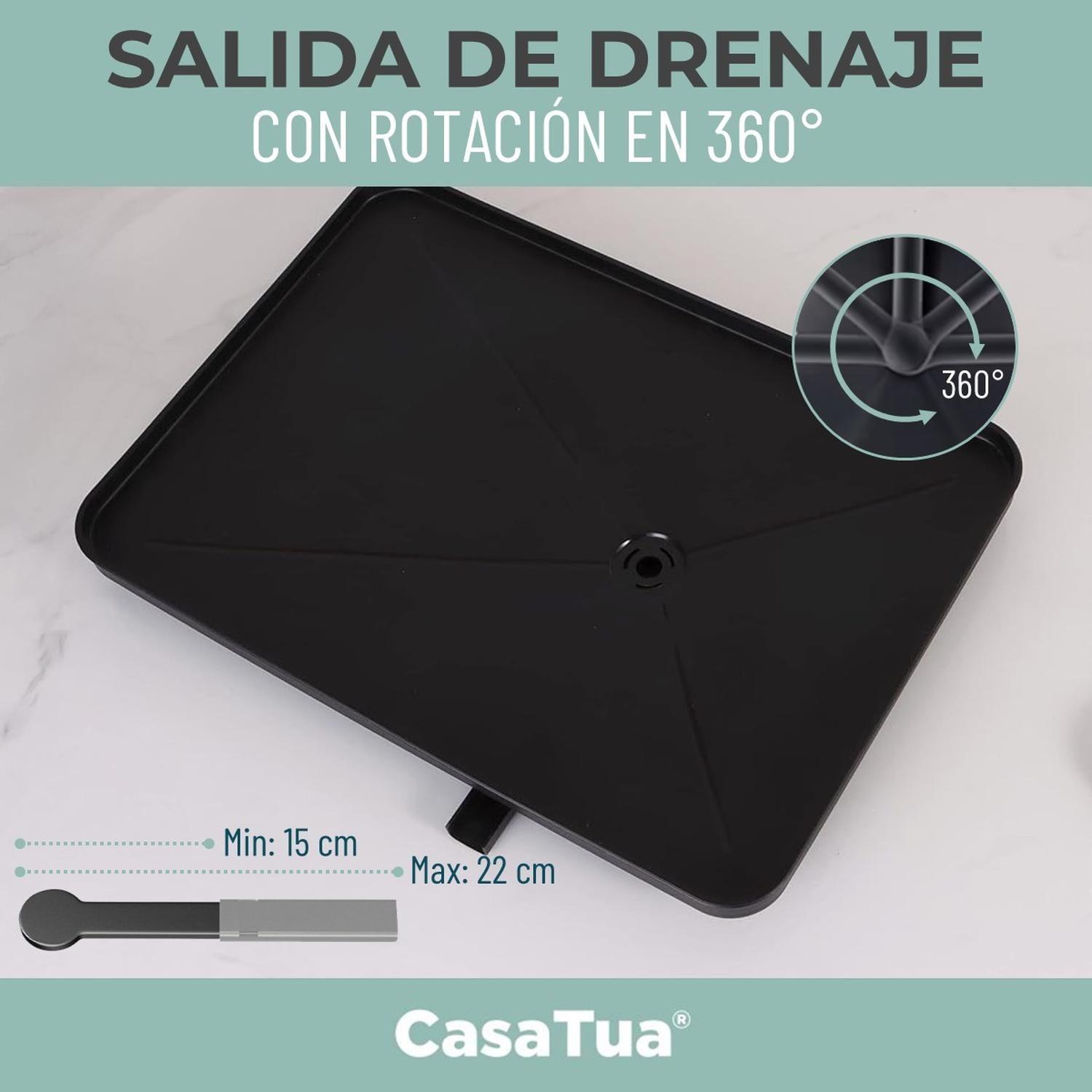 Secaplatos Escurridor de Platos Loza 100% Inoxidable CasaTua-3
