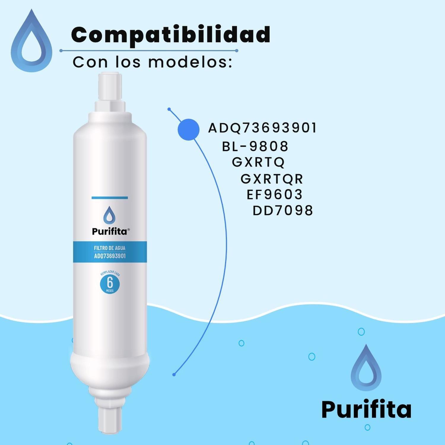 Filtro de Agua para Refrigerador LG Purifita ADQ73693901 x3-2