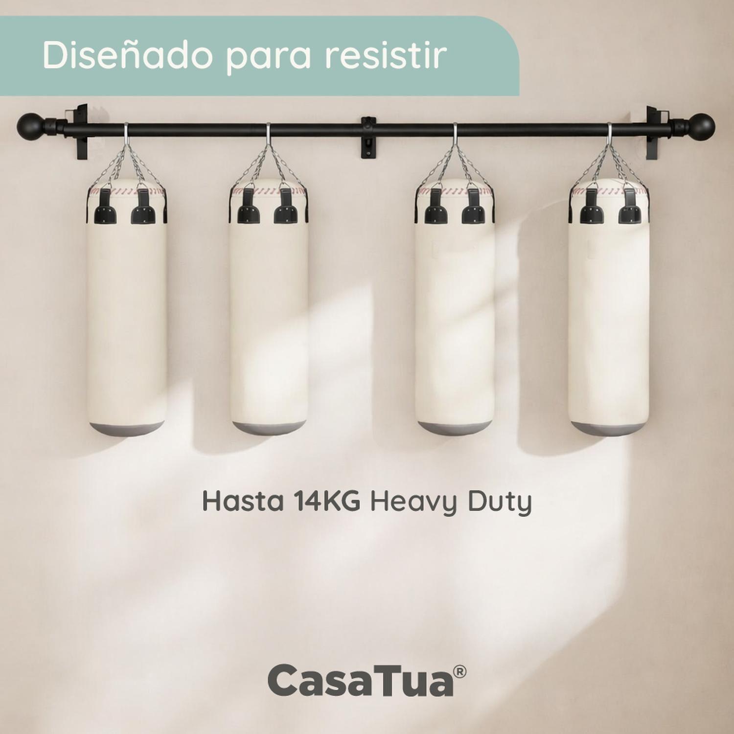 Barra Cortina CasaTua Extensible 110 a 320 cm + Soporte-2