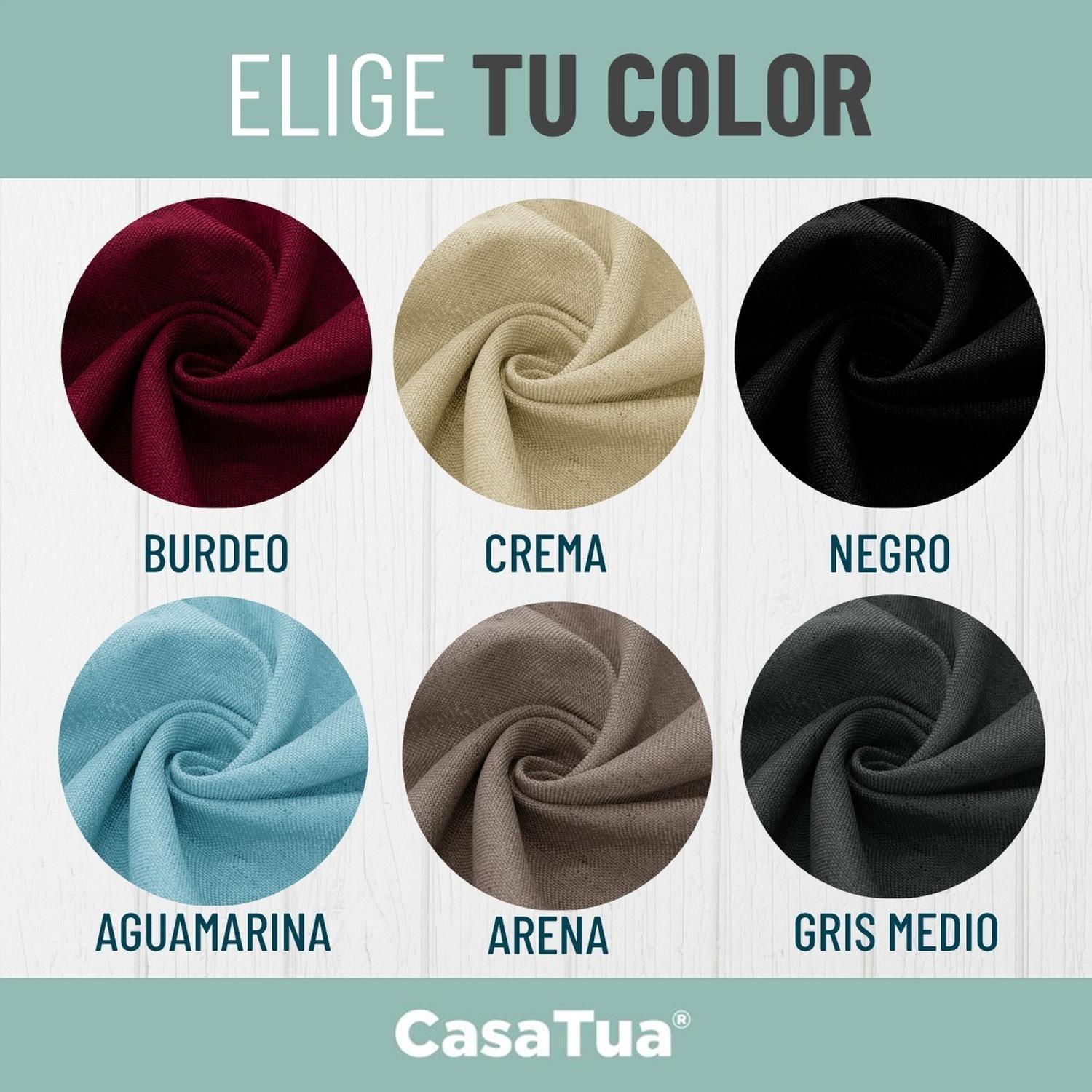 Cortina Blackout x2 Casatua 135x220 Termica Doble Cara-7