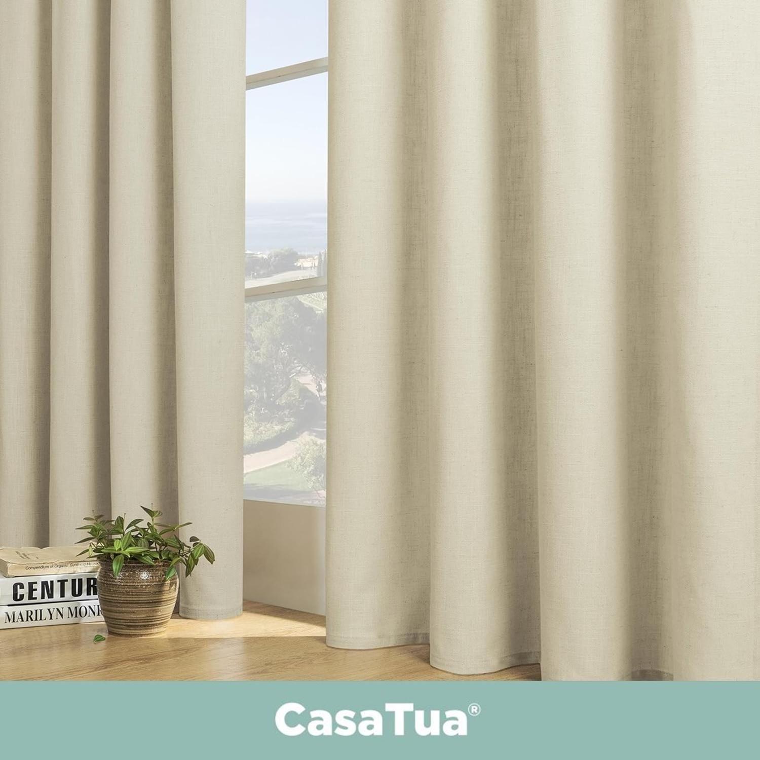Cortina Blackout x2 Casatua 135x220 Termica Doble Cara-5