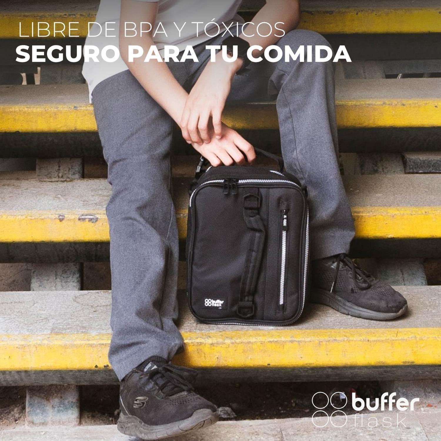 Lonchera Termica Expandible Buffer Bolso Almuerzo Frio Calor-2