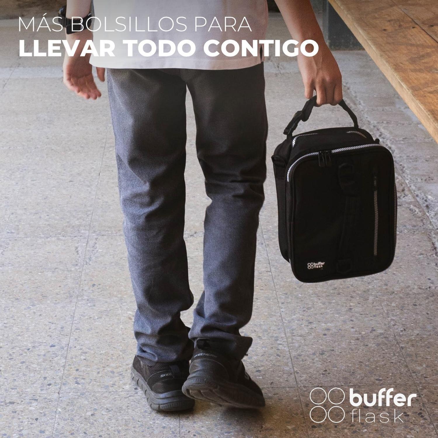 Lonchera Termica Expandible Buffer Bolso Almuerzo Frio Calor-5
