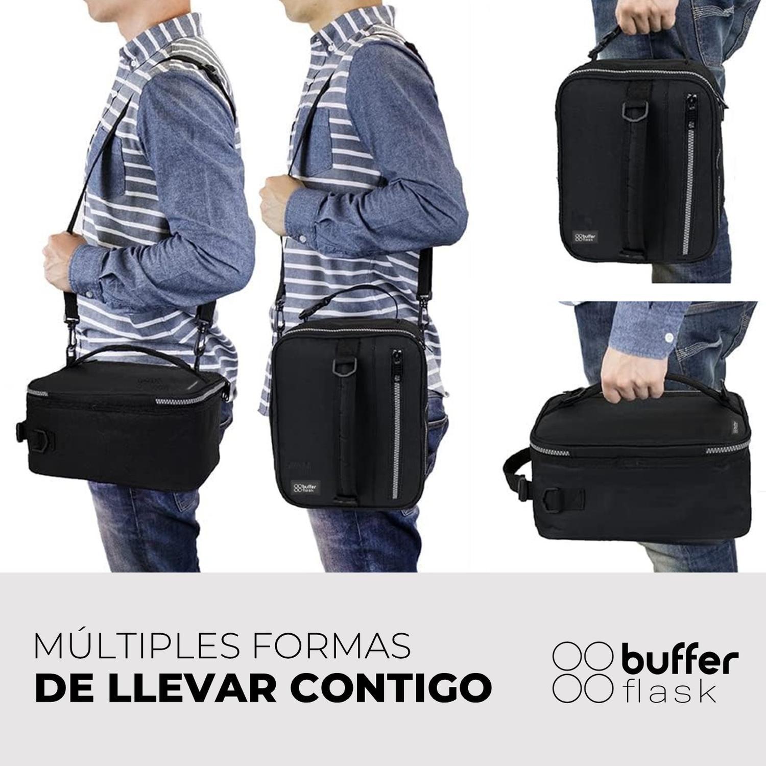 Lonchera Termica Expandible Buffer Bolso Almuerzo Frio Calor-6