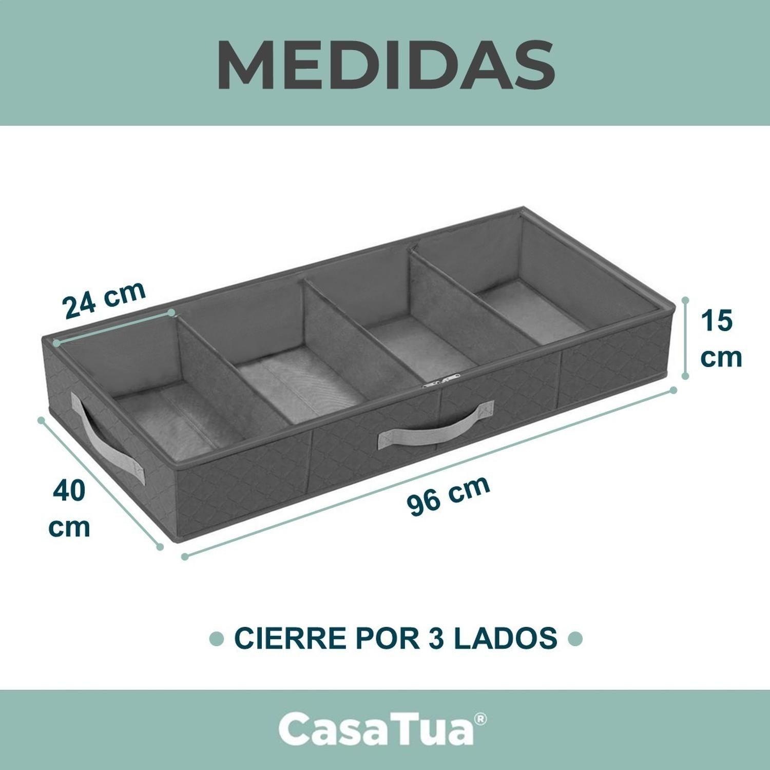 Organizador Bajo Cama Almacenamiento de Ropa CasaTua Set x 2-6