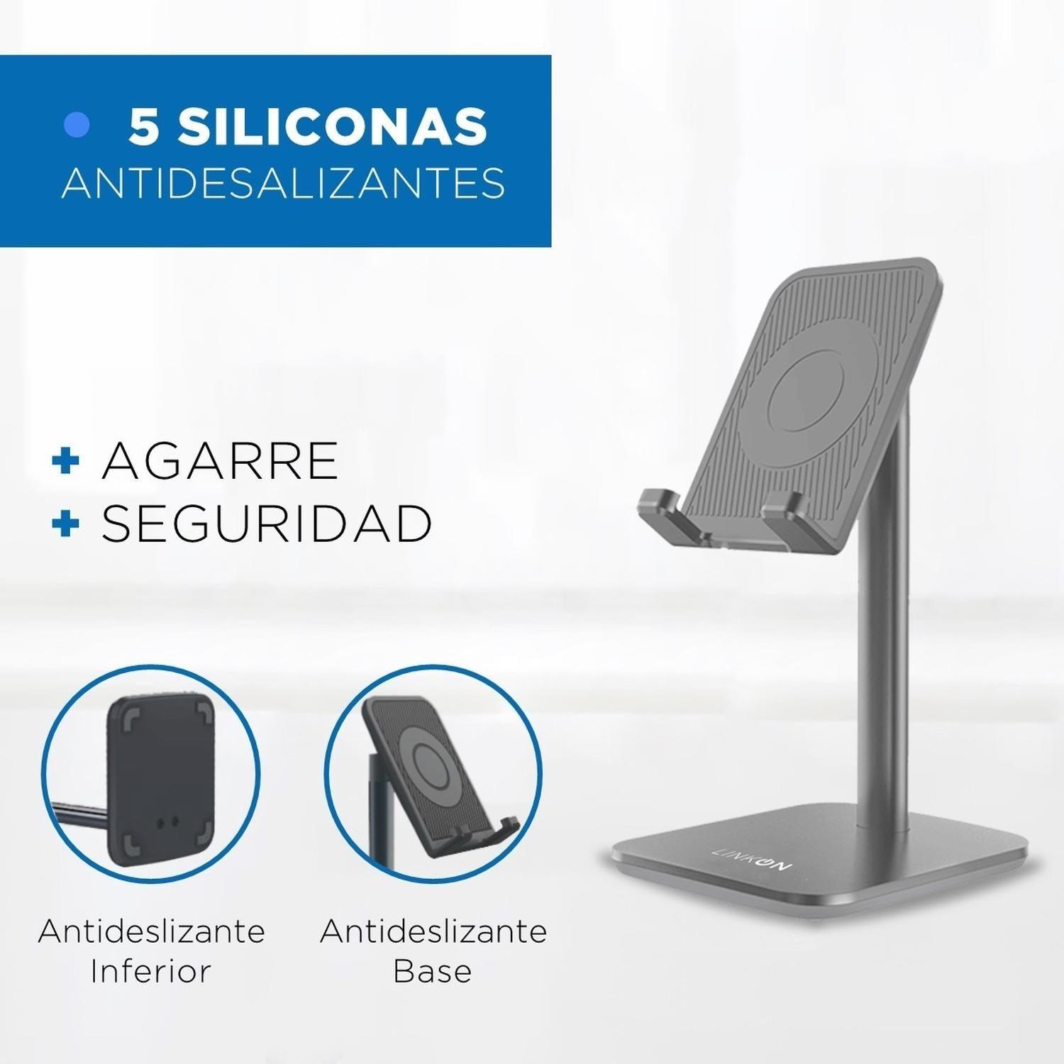 Soporte Base Porta Celular Tablet Escritorio Mesa Ajustable-4