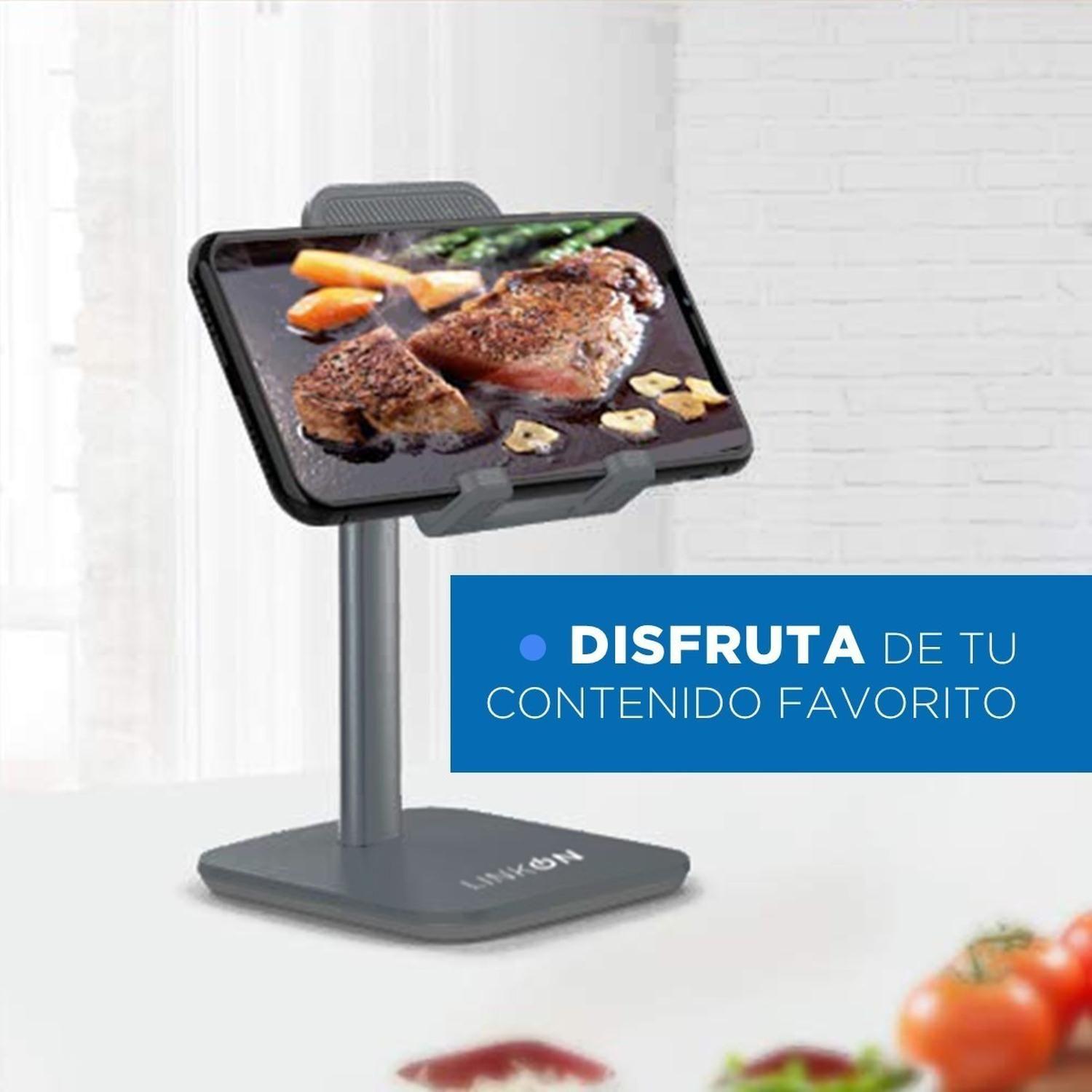 Soporte Base Porta Celular Tablet Escritorio Mesa Ajustable-5