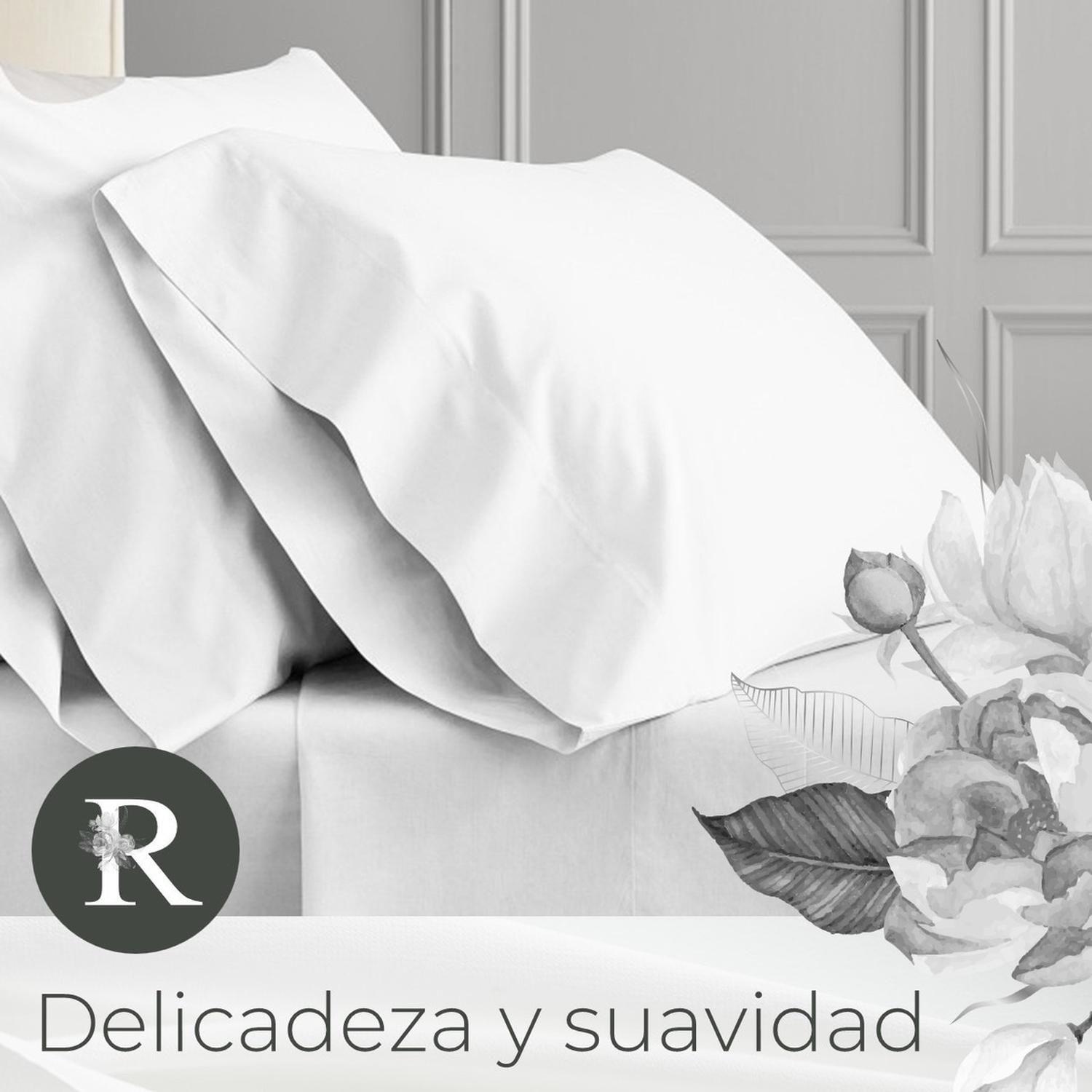 Sabanas 250 Hilos Rosewood 1.5 Plazas +funda-2