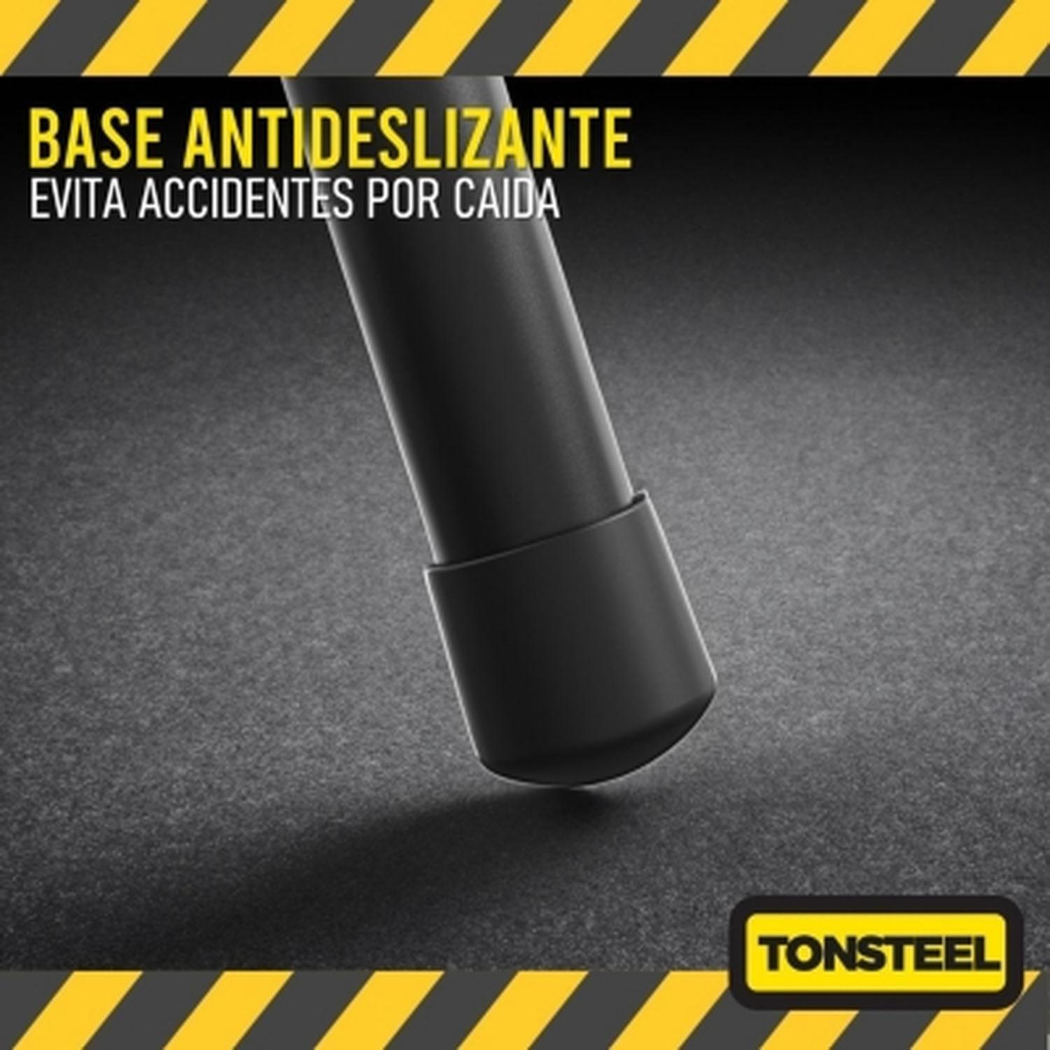 Escalera Plegable Multiuso Tonsteel 3 Peldaños Resistente-5