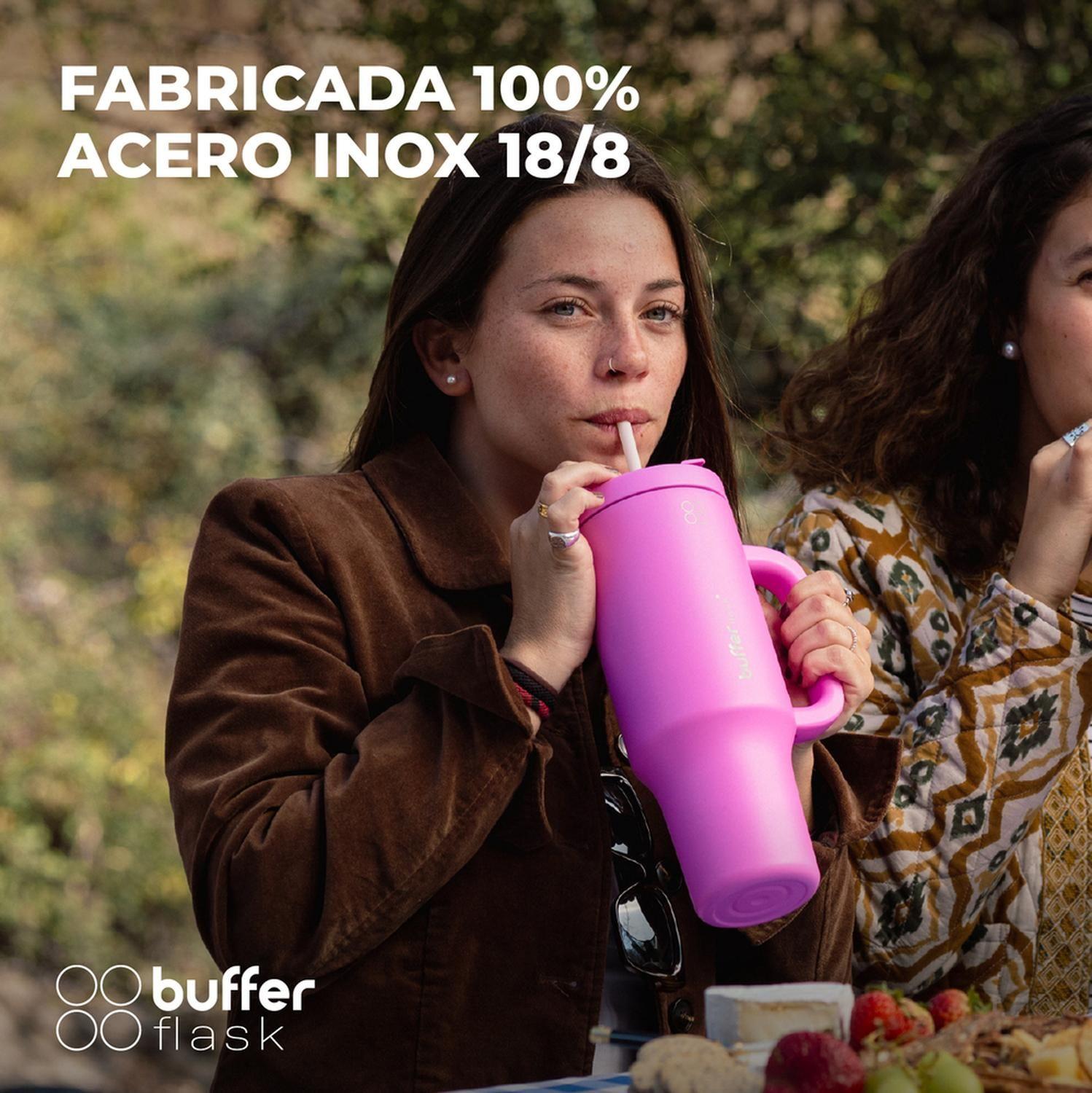 Vaso Termico Vaso Mug Termo 1,2L Acero Inox Buffer Púrpura-3