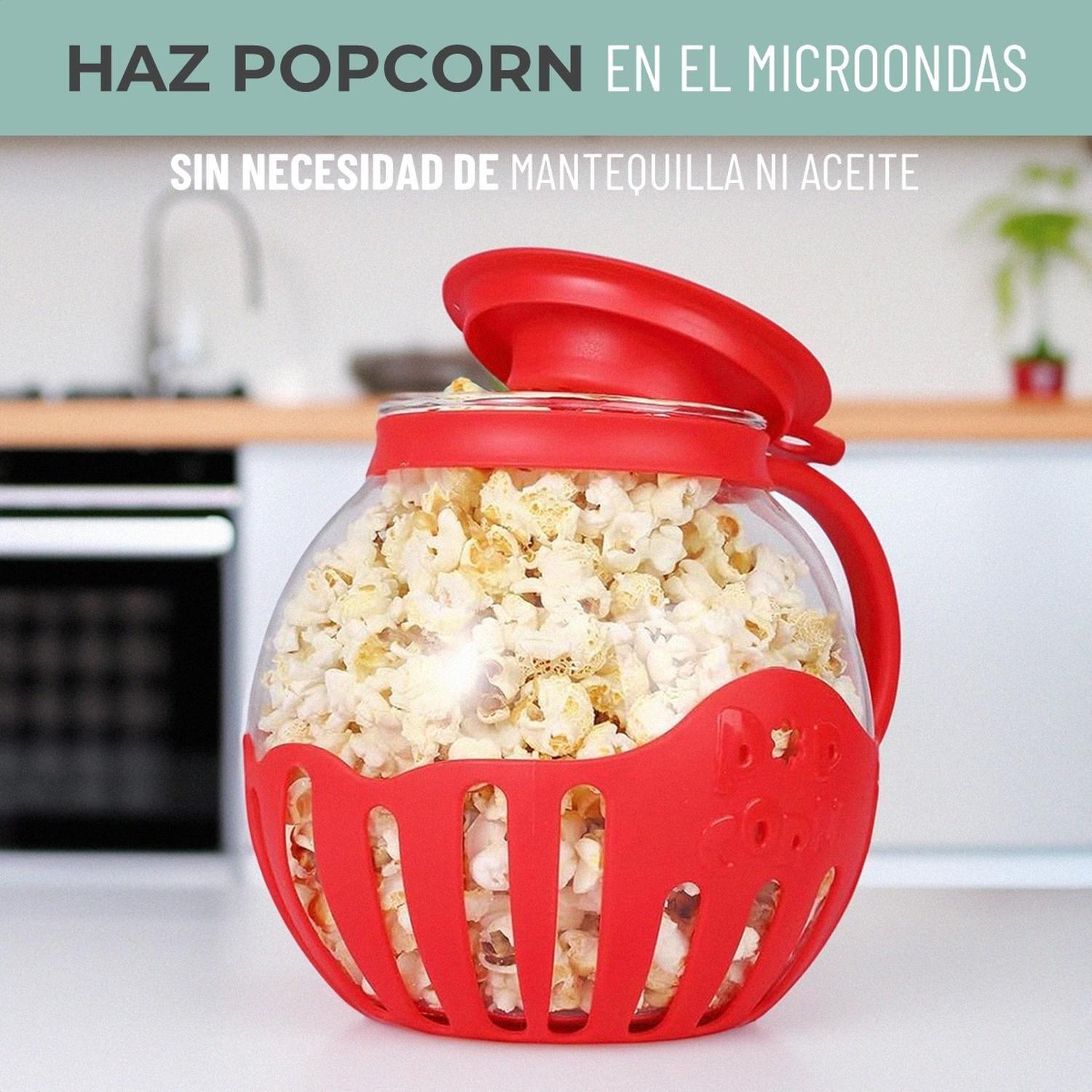 Maquina Bowl Cabritas Palomitas Popcorn Microondas 2,2 Lts-1