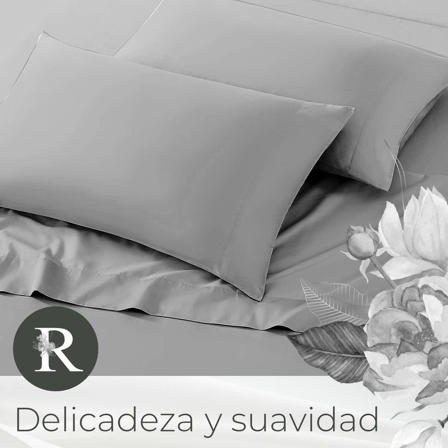 Sabanas Juego 300 Hilos 100% Algodon Rosewood 2 Plazas-2