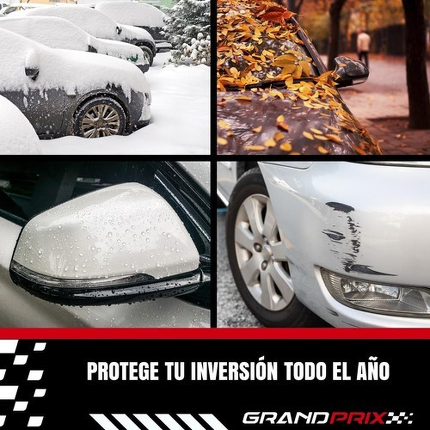 Carpa Cubre Auto GrandPrix Calidad Premium Impermeable Suave-8