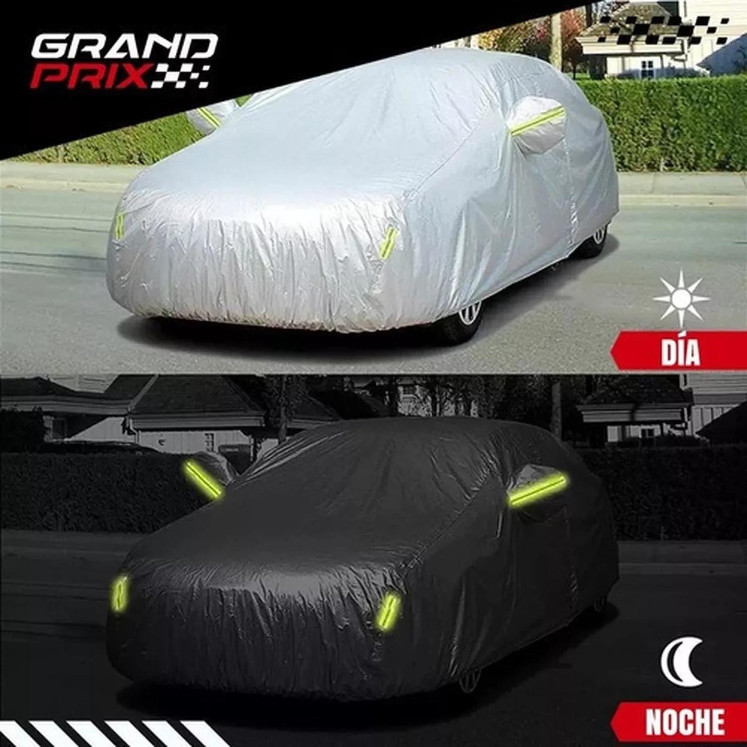 Carpa Cubre Auto GrandPrix Calidad Premium Impermeable Suave-3