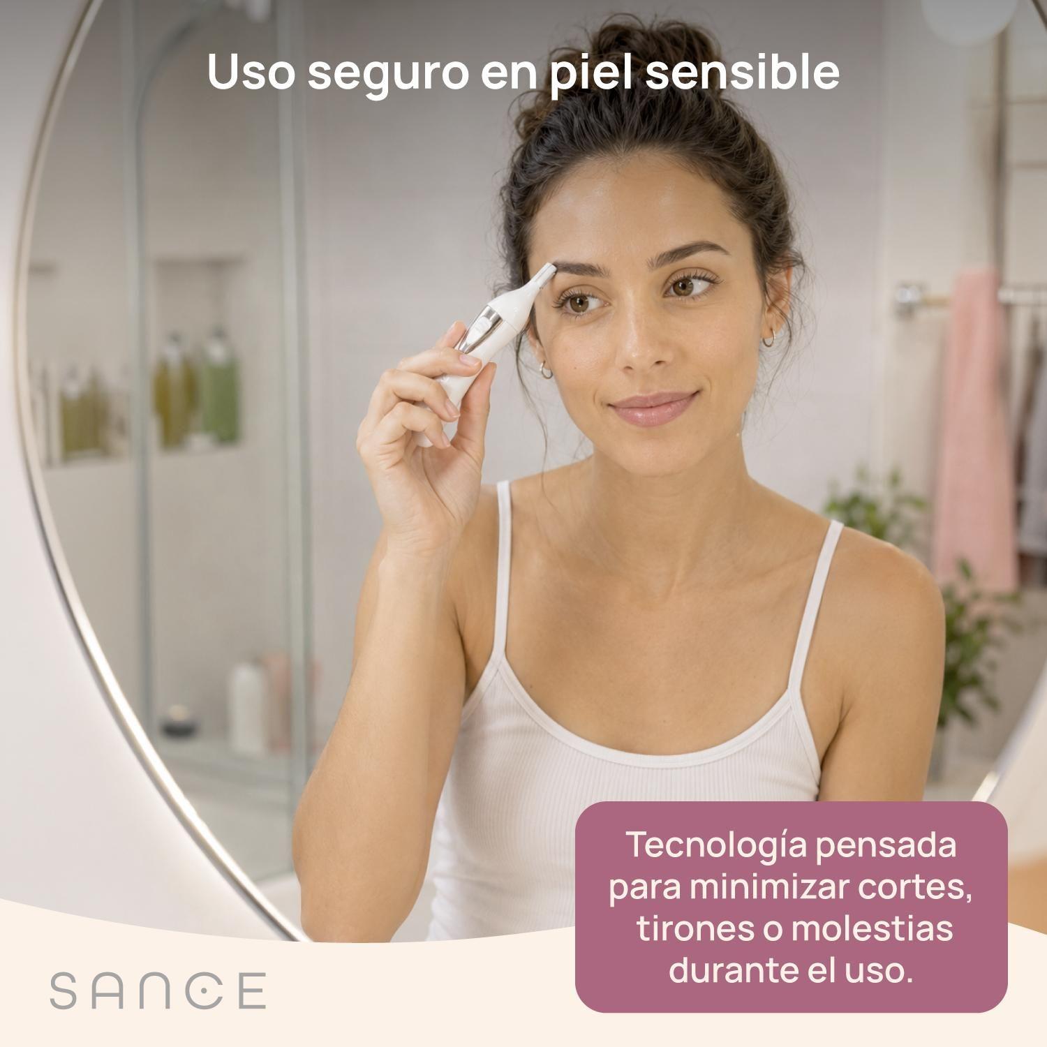Depiladora Facial Afeitadora Rasuradora Mujer 5 en 1 Sance-4