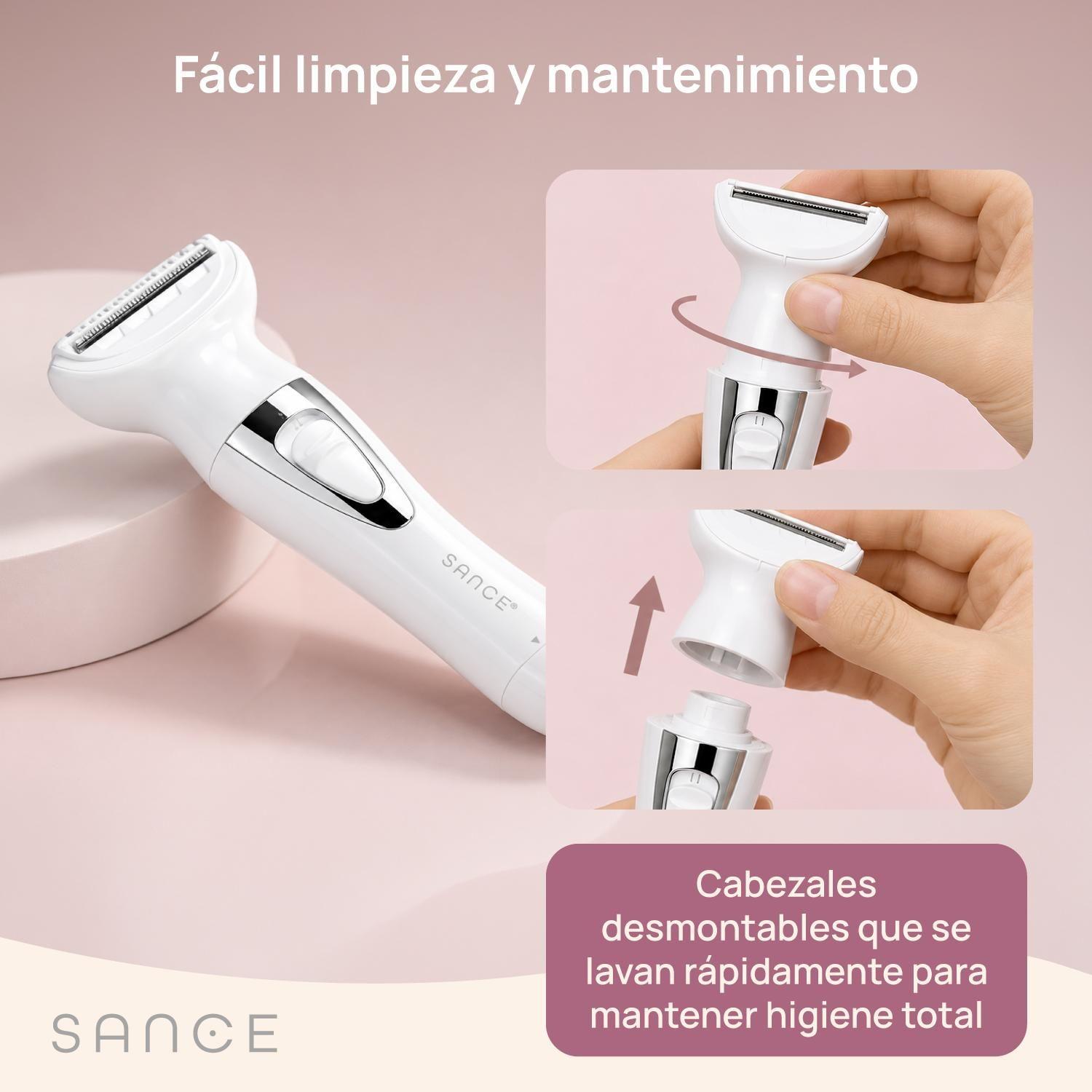 Depiladora Facial Afeitadora Rasuradora Mujer 5 en 1 Sance-7