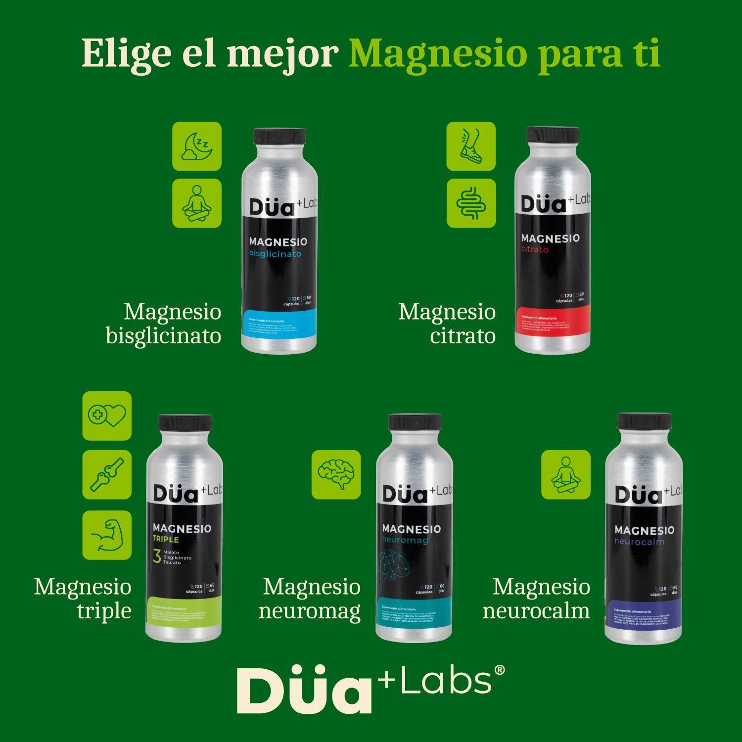 Magnesio Neuromag Düa Labs® 120 Cápsulas Para 60 días-8