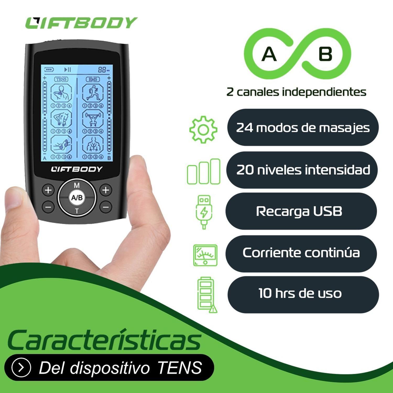 Tens y Electroestimulador Electroterapia Muscular Liftbody-2