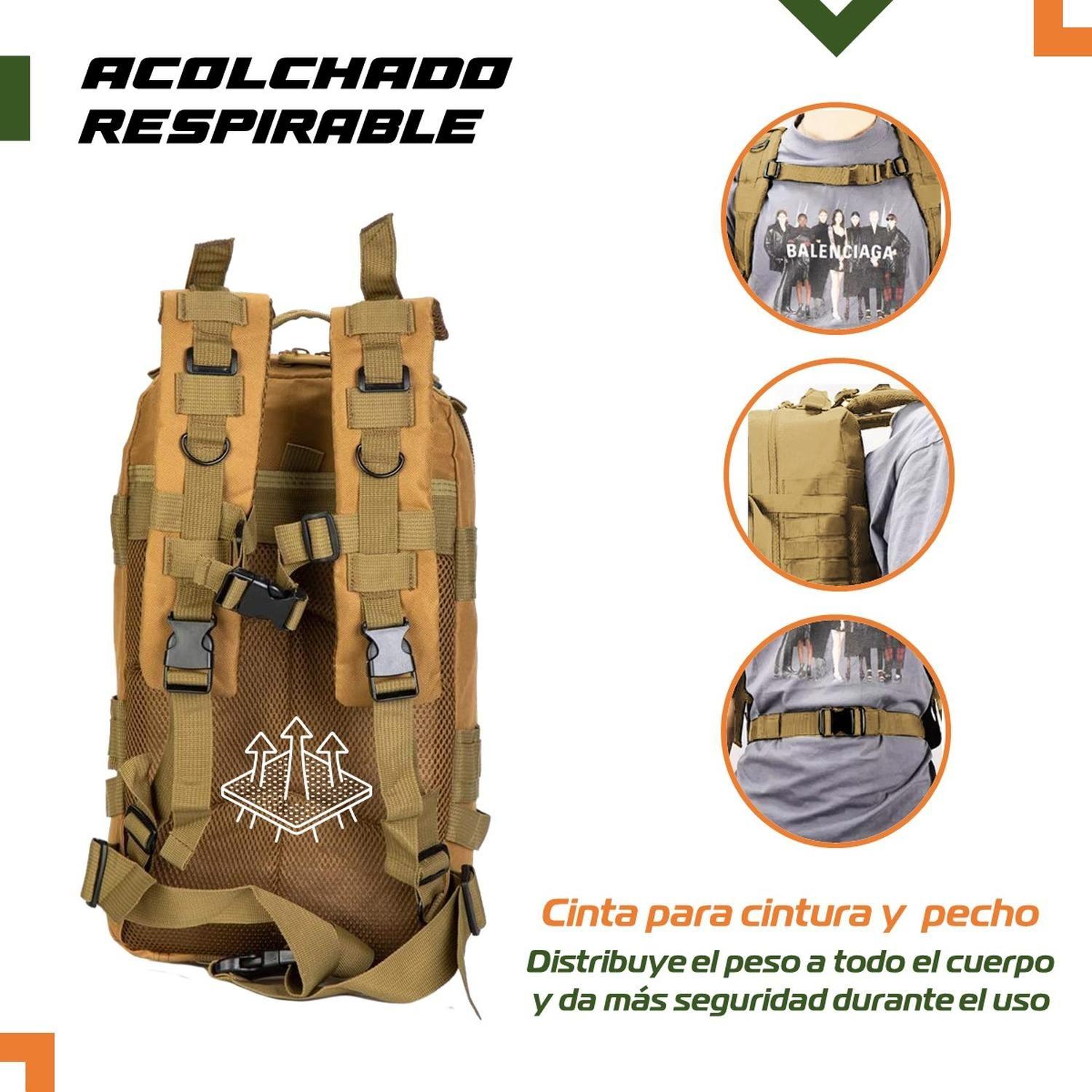 Mochila Tactica Militar Outdoor Pentagon 30l Impermeable-5