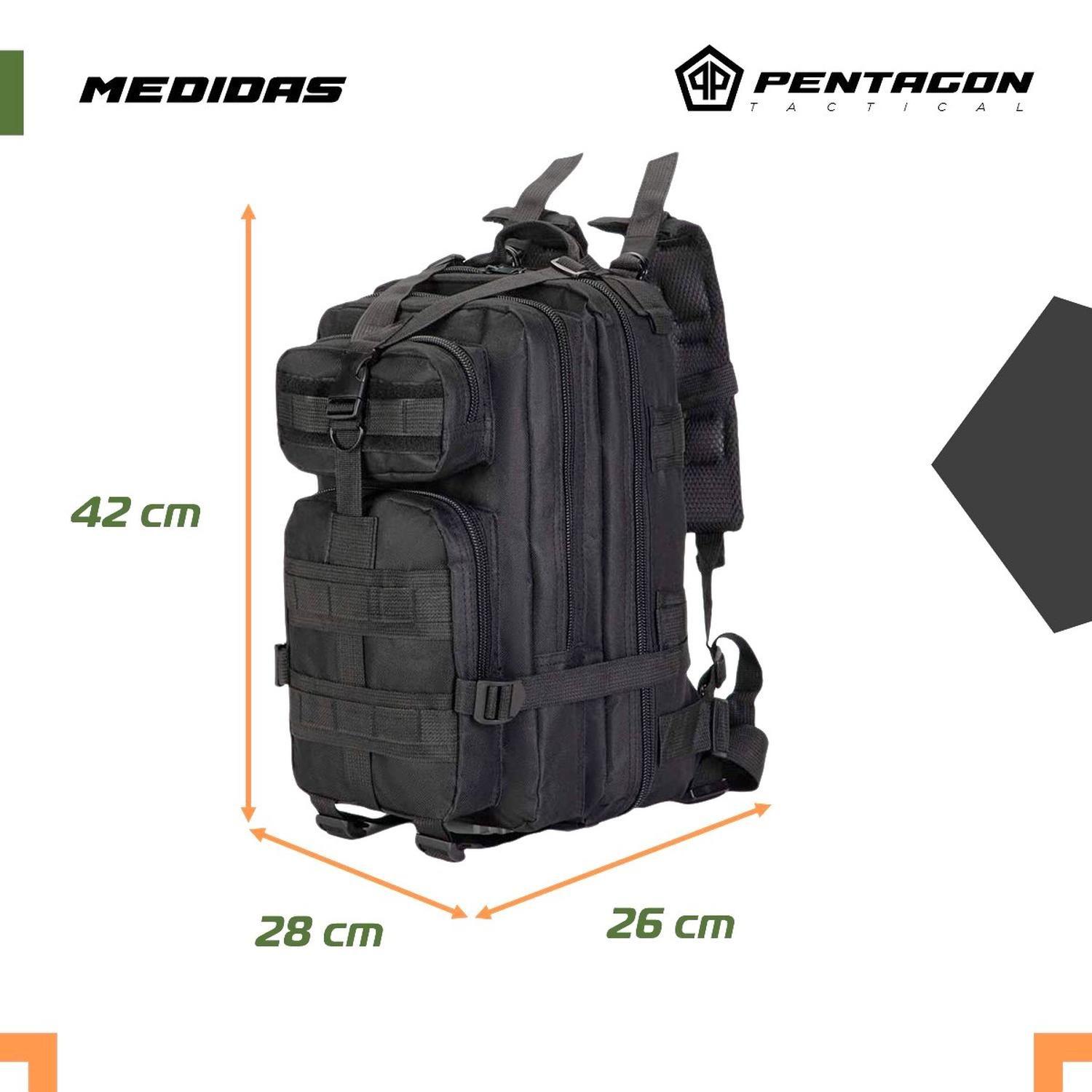 Mochila Tactica Militar Outdoor Pentagon 30l Impermeable-7