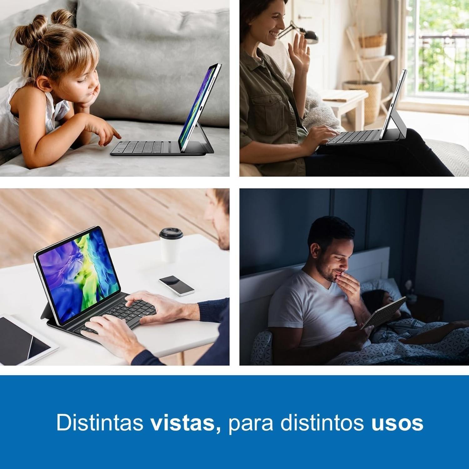 Carcasa Funda Teclado Para iPad Tablet Linkon 102 109 +Pad-5