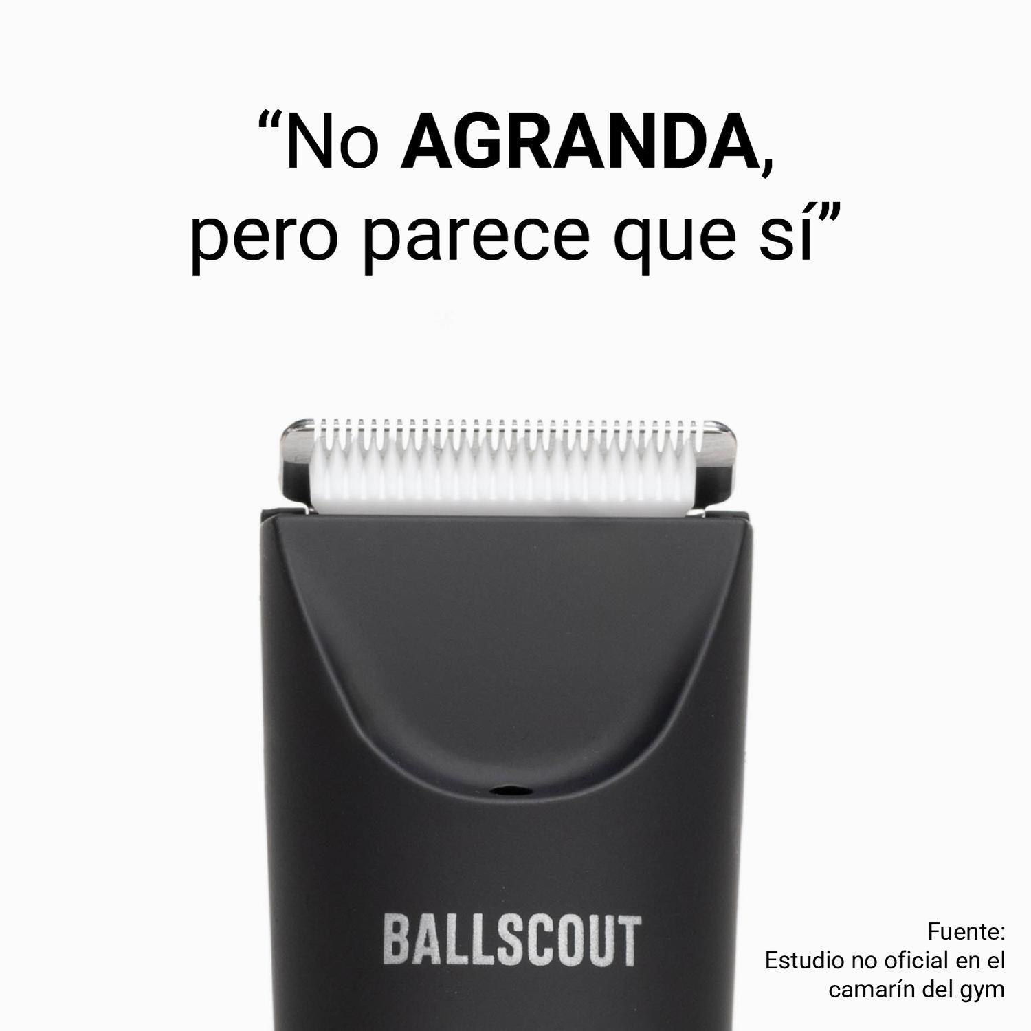 Afeitadora Ballscout Smooth Resistente Al Agua Kit Negro Mate-2