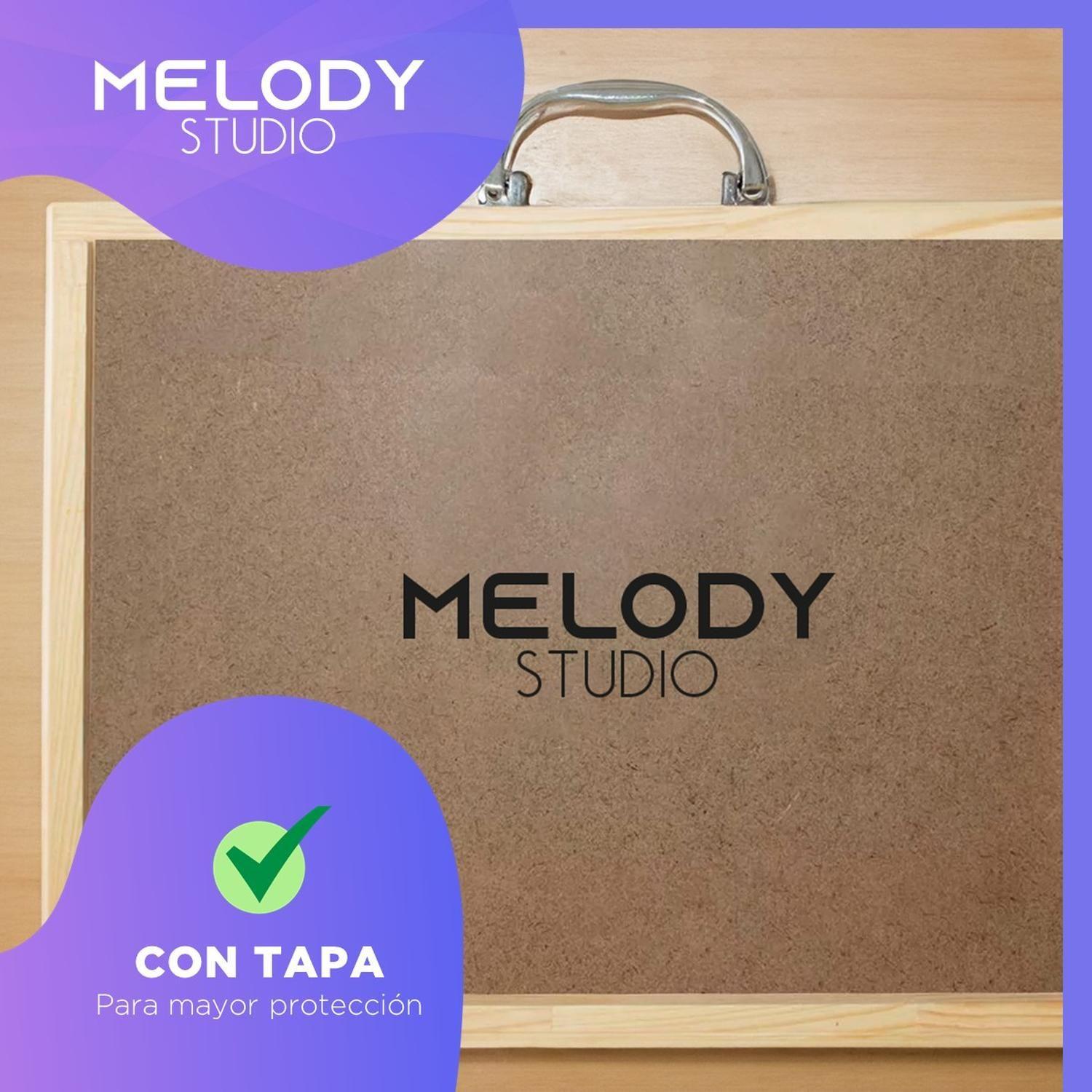Metalofono Xilofono 25 Notas de Colores Melody con Maleta-4