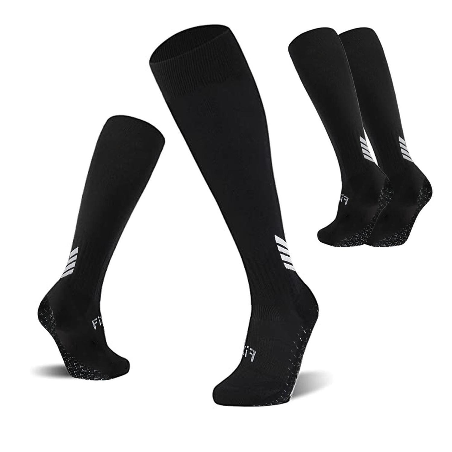 Medias Futbol Deportivas Niños Antideslizantes Fitnics Set 2-0